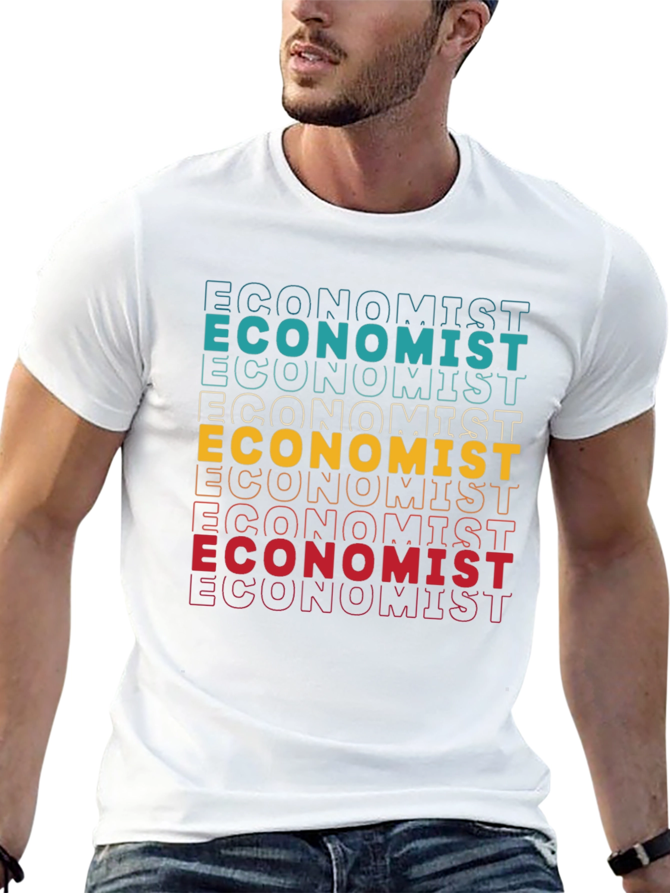 Economist Retro Graphic T-Shirt - Trendy Tee