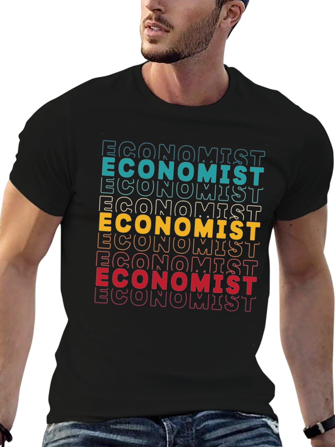Economist Retro Graphic T-Shirt - Trendy Tee