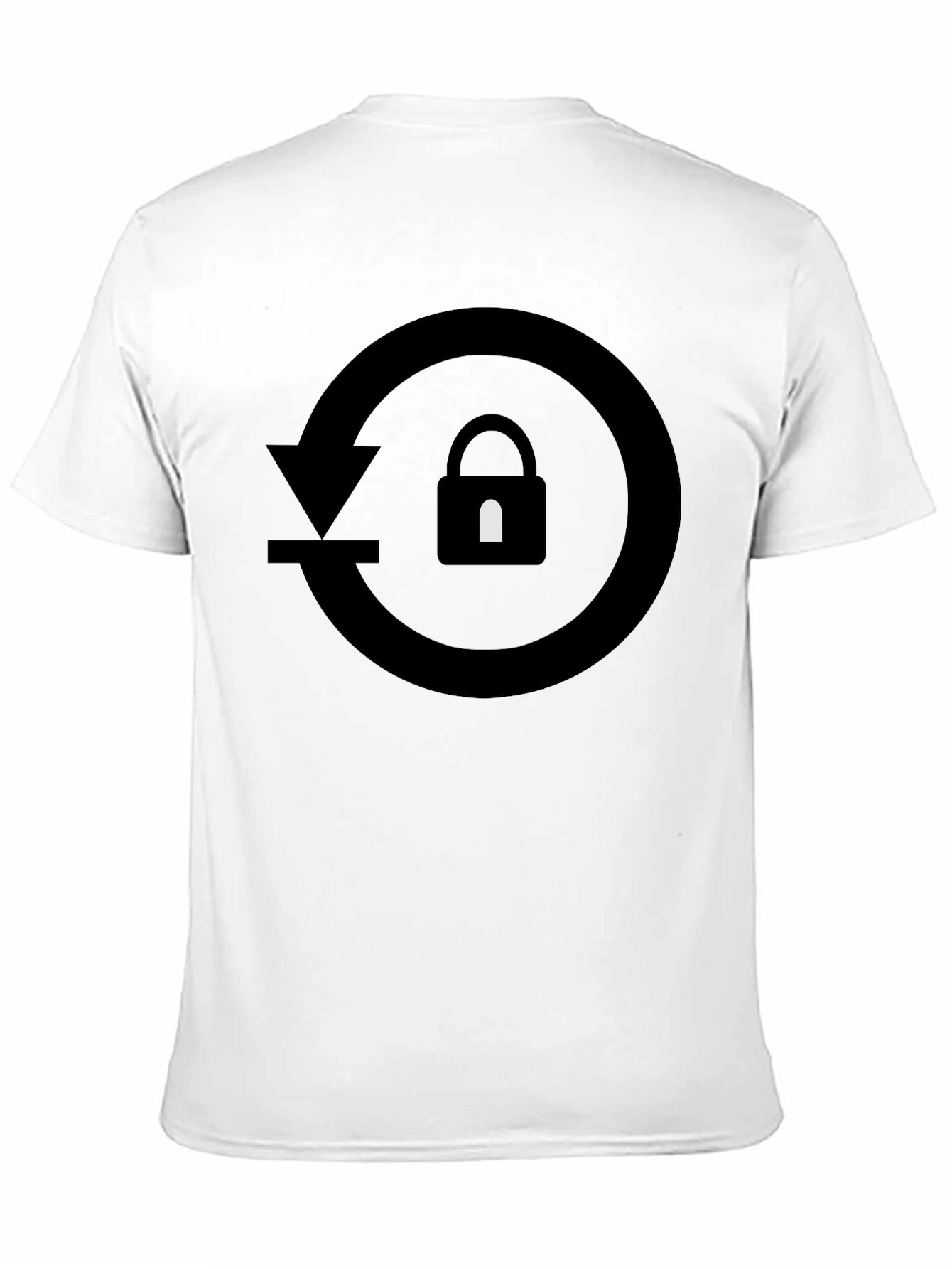 Secure Reset Black Graphic Tee