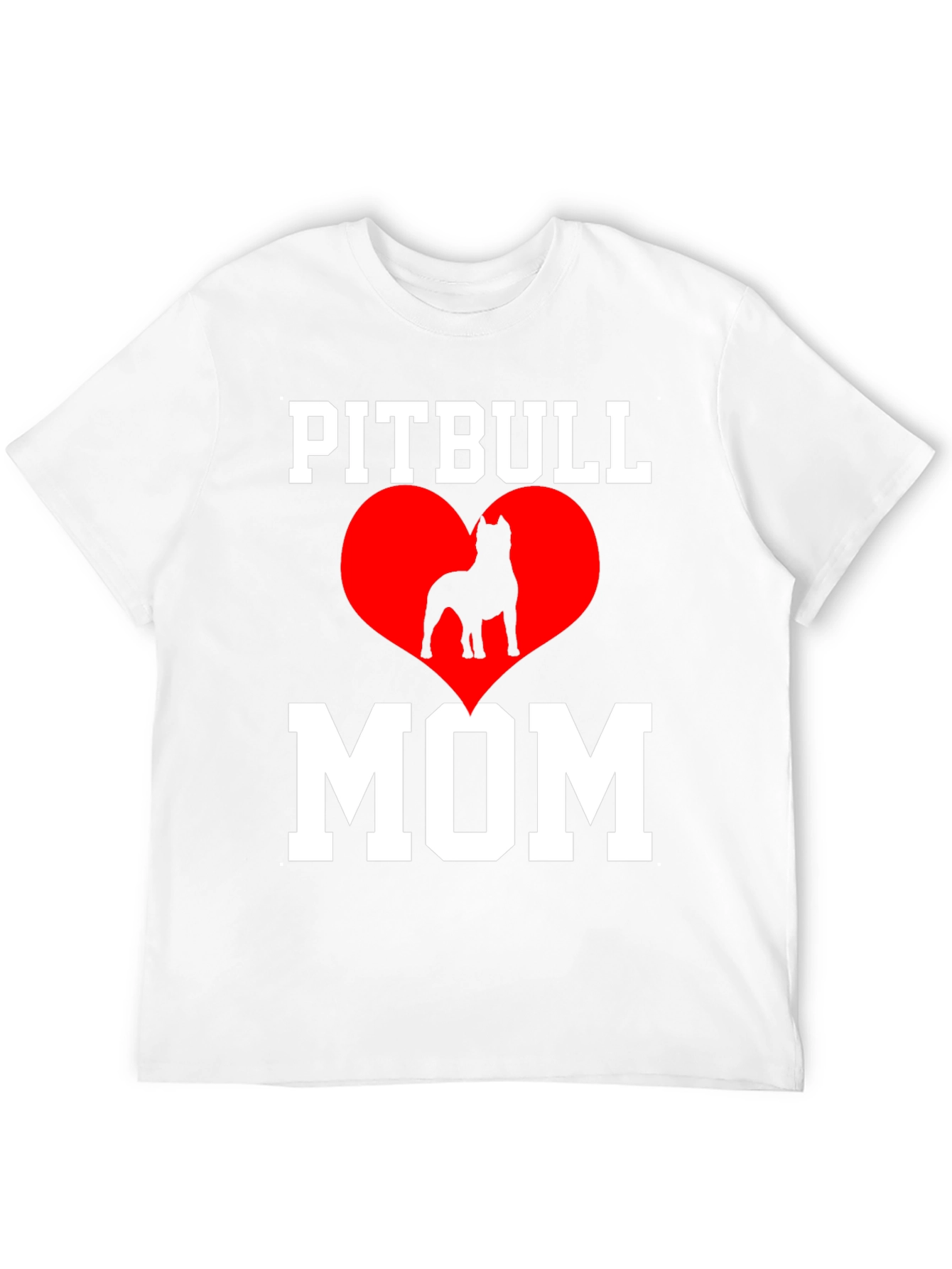 Pitbull Mom T-Shirt - Dog Lover Tee