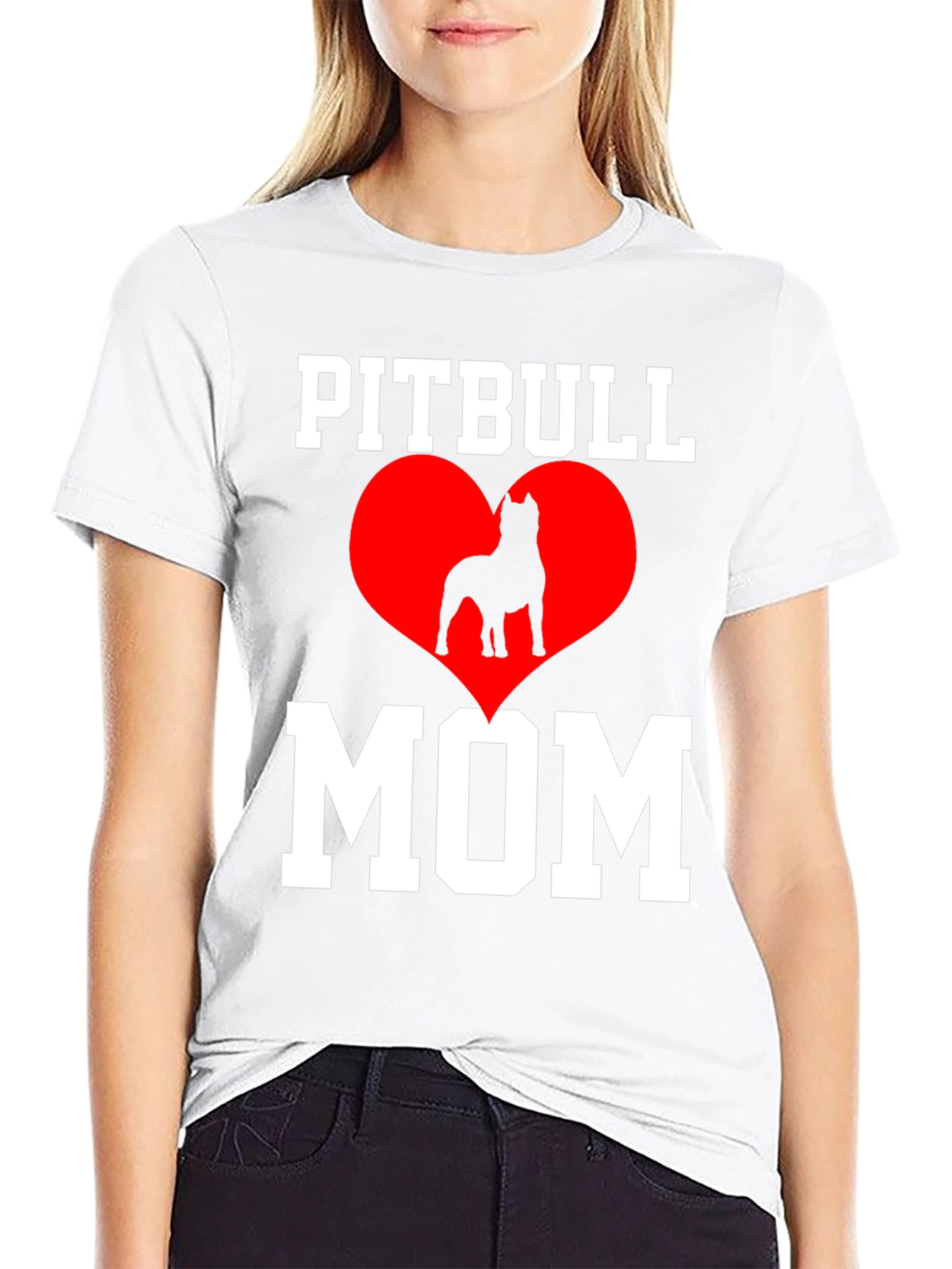 Pitbull Mom T-Shirt - Dog Lover Tee