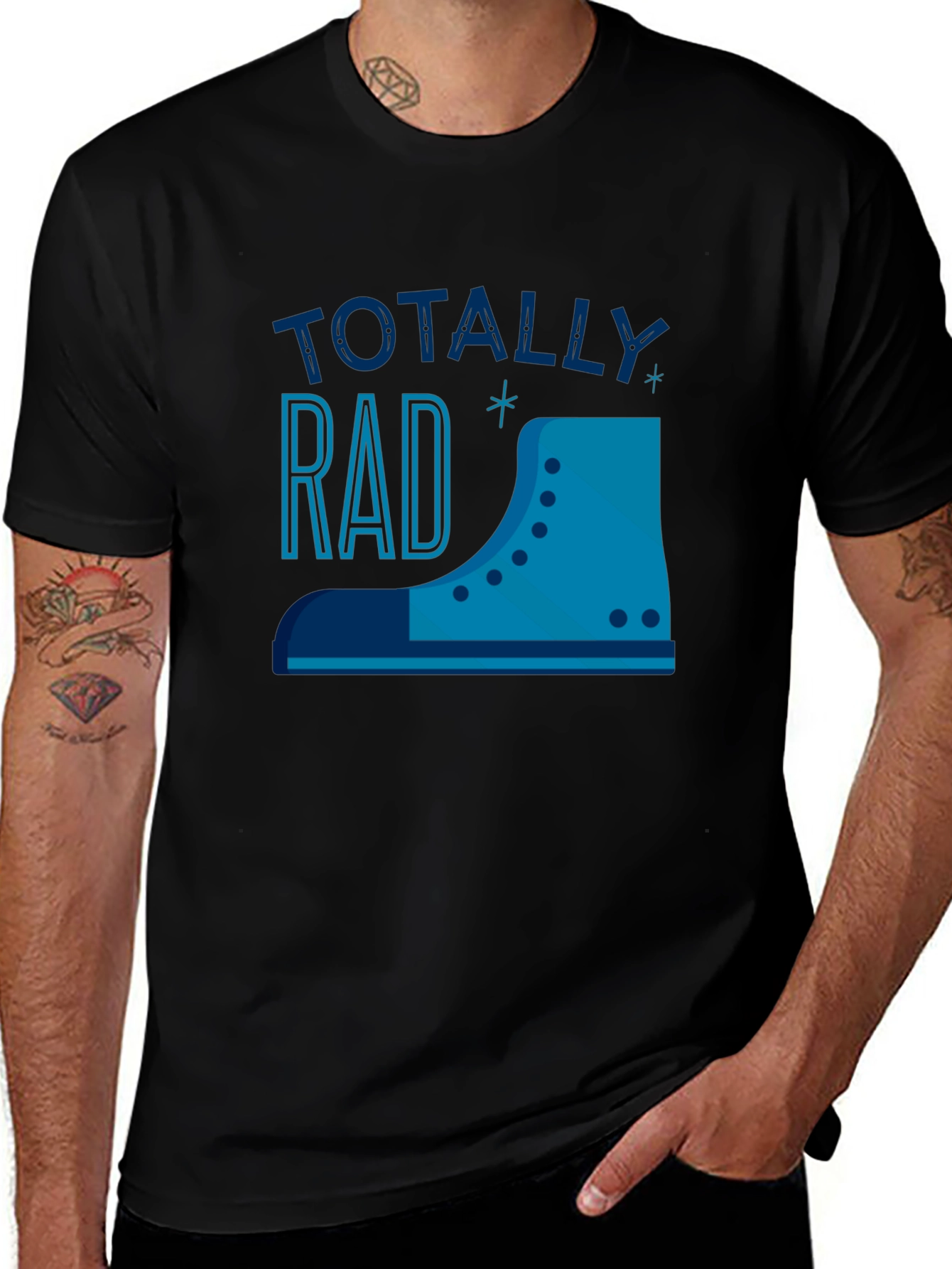 Totally Rad T-Shirt - Retro 80s Skate Design