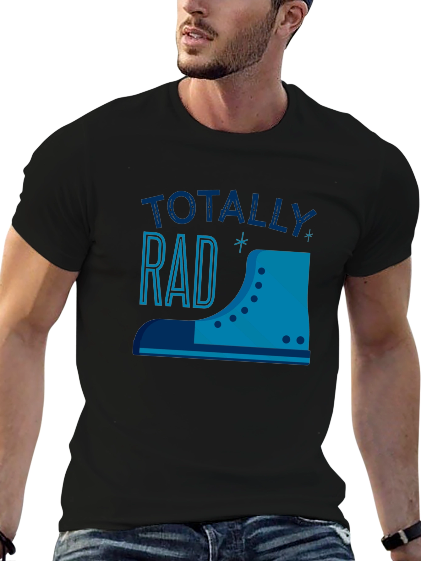 Totally Rad T-Shirt - Retro 80s Skate Design