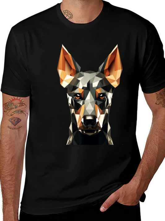 Geometric Dog Graphic Tee