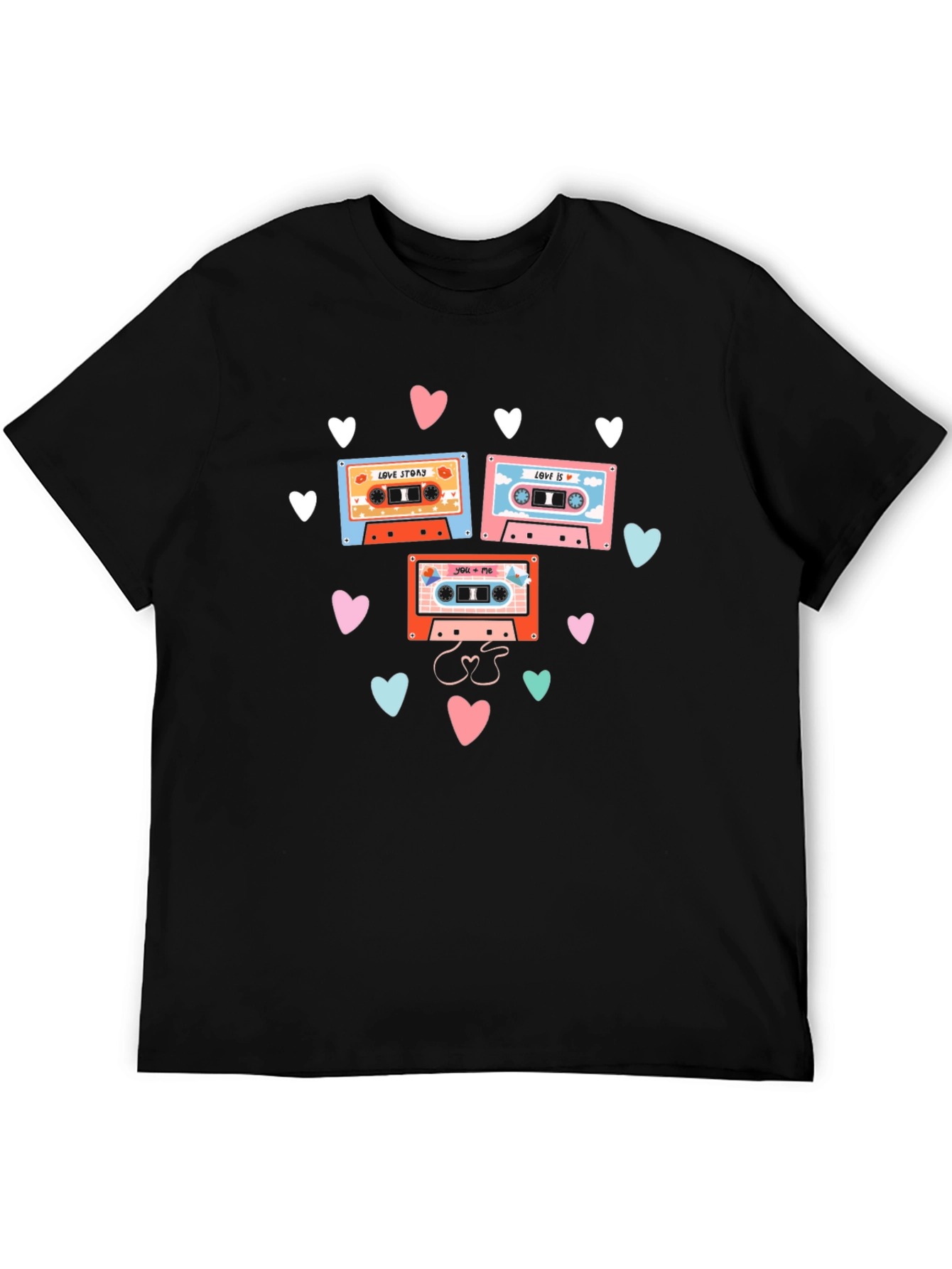 Retro Mixtape Love Story Graphic Tee