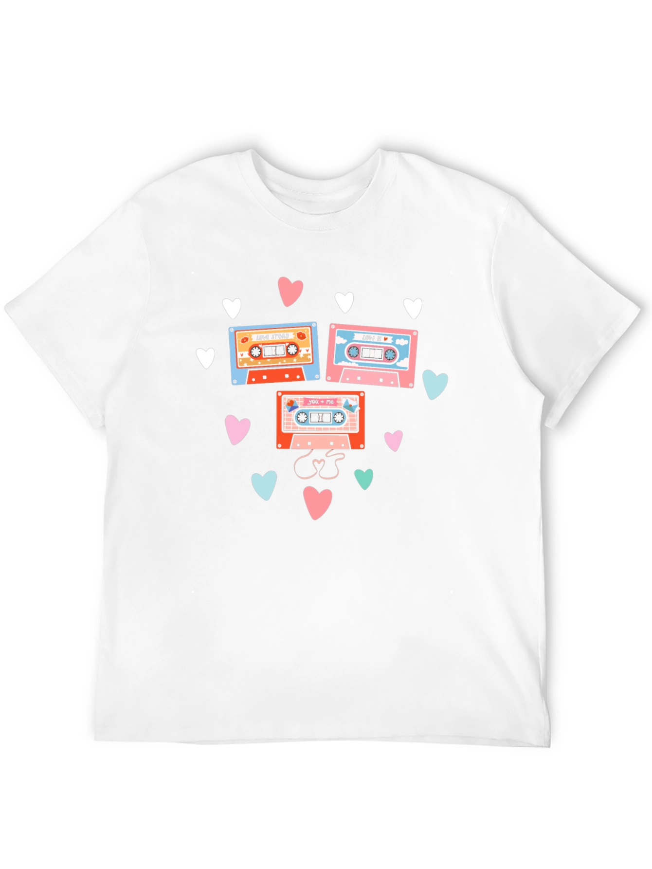 Retro Mixtape Love Story Graphic Tee