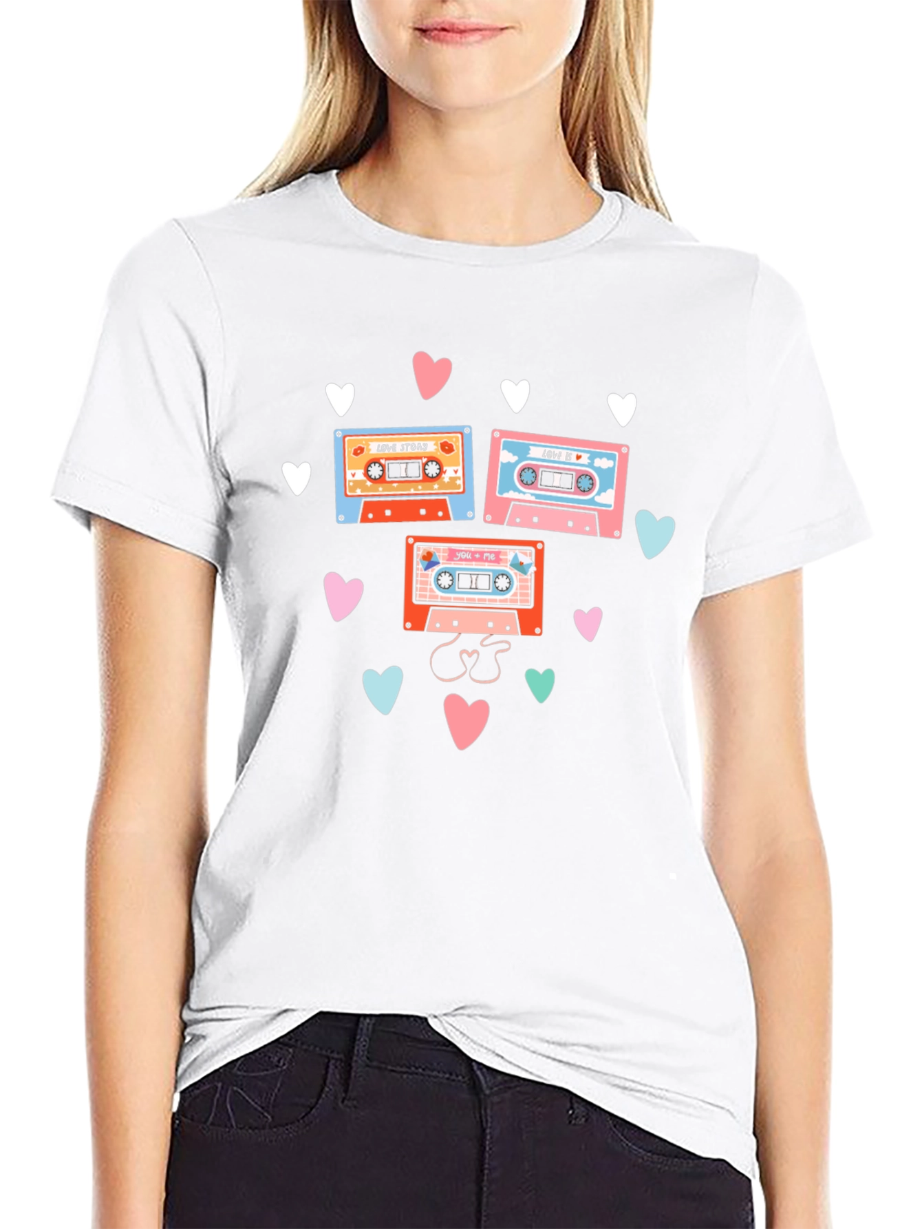 Retro Mixtape Love Story Graphic Tee