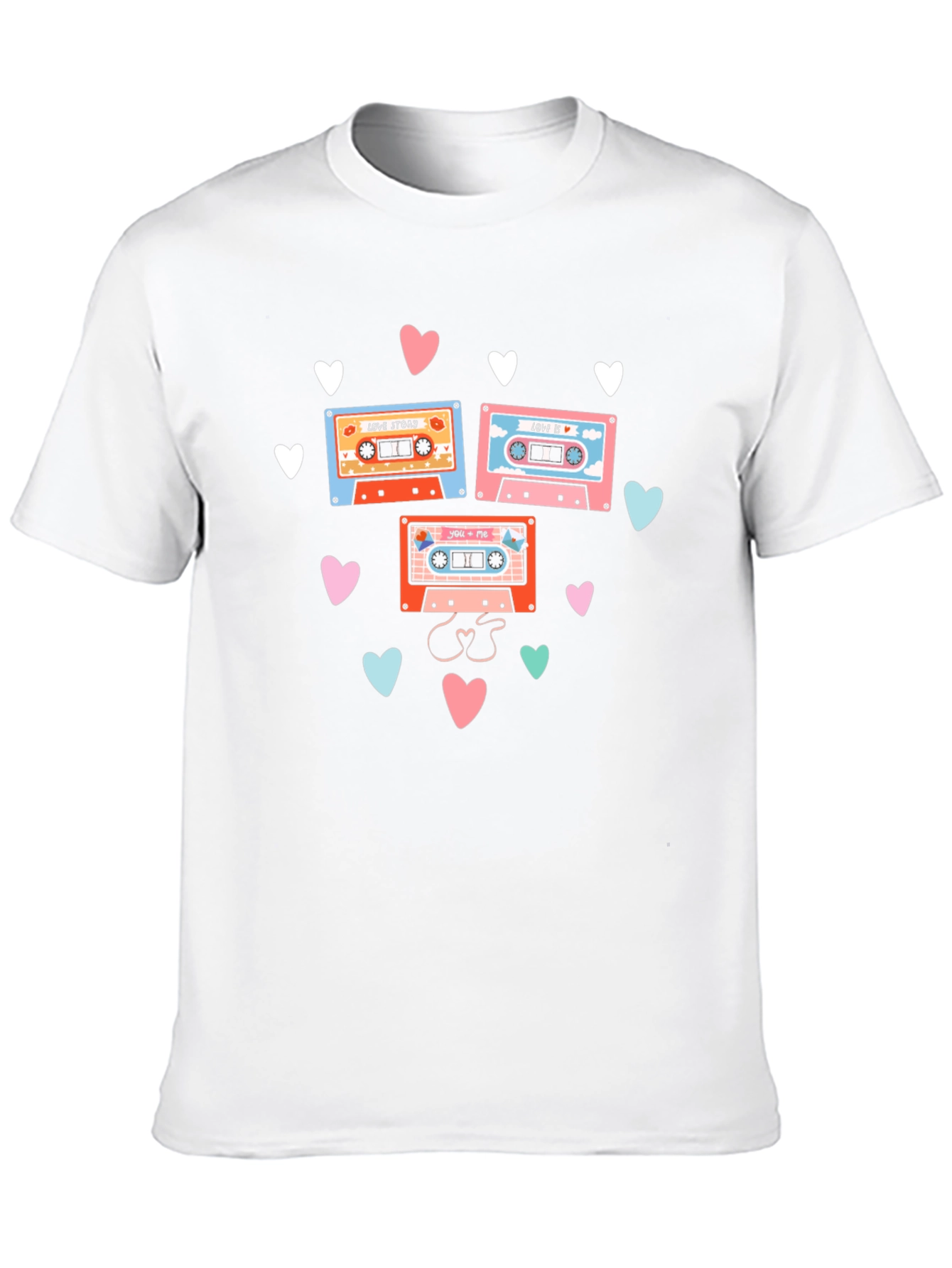 Retro Mixtape Love Story Graphic Tee