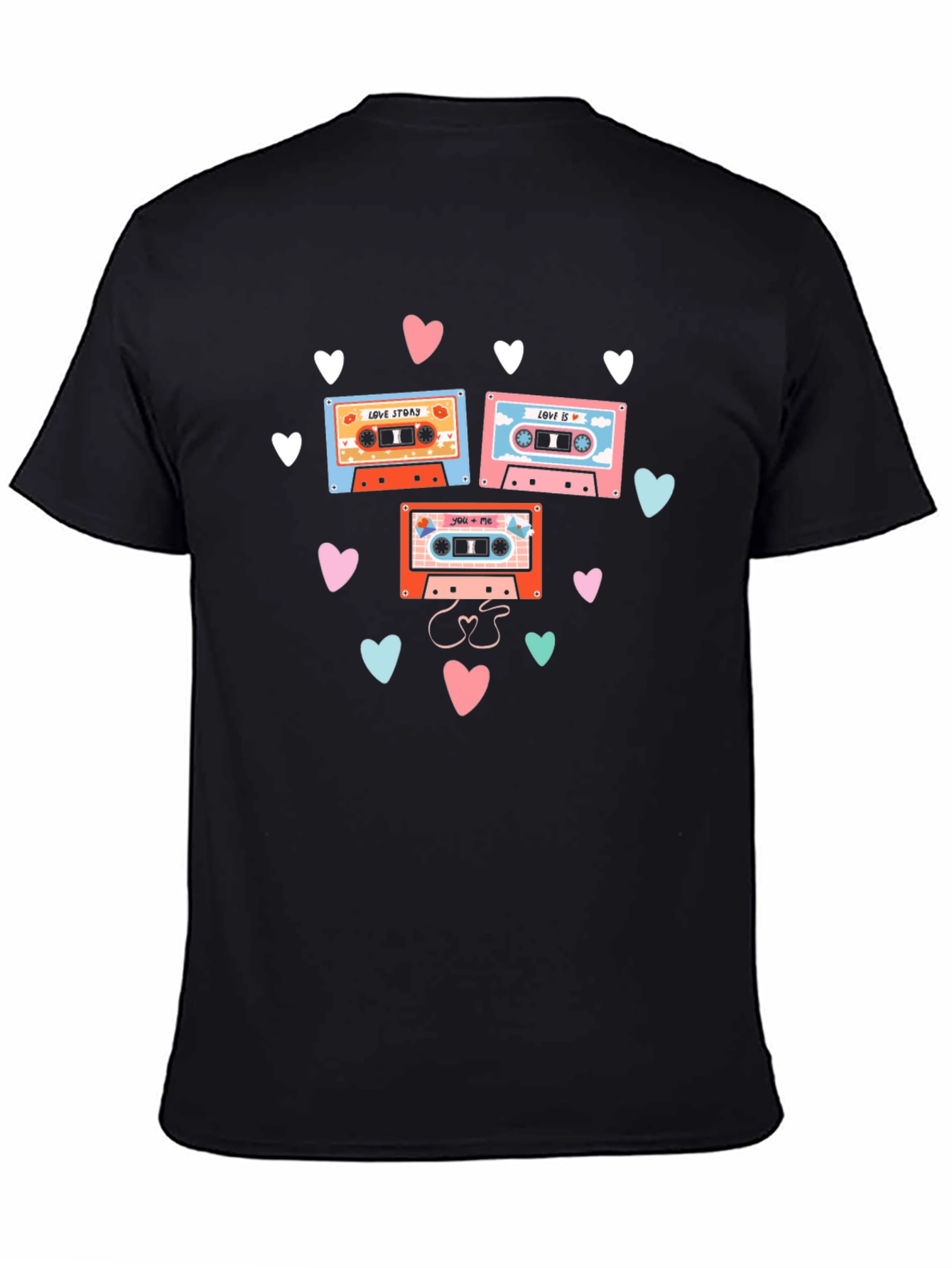 Retro Mixtape Love Story Graphic Tee