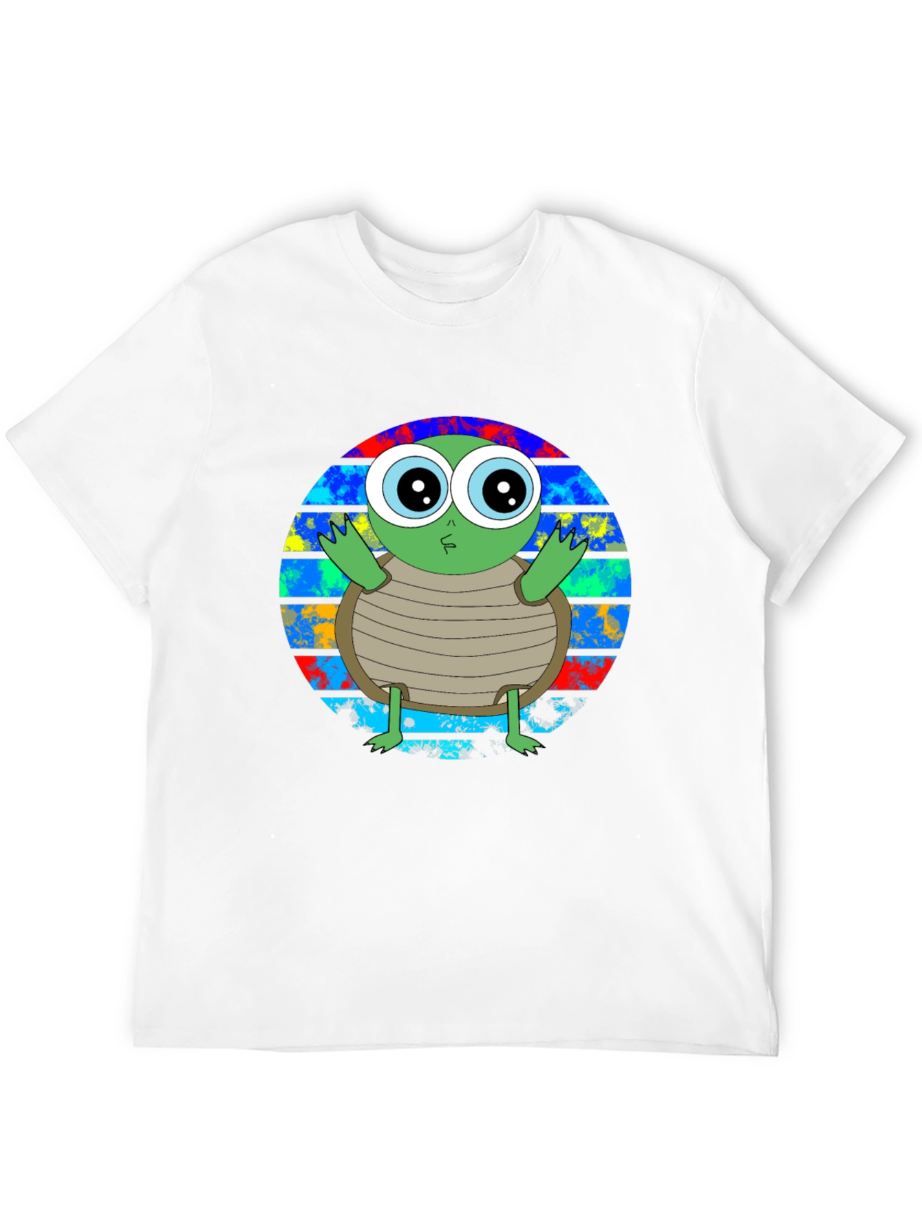 Cute Turtle Graphic T-Shirt - Unisex Black Tee