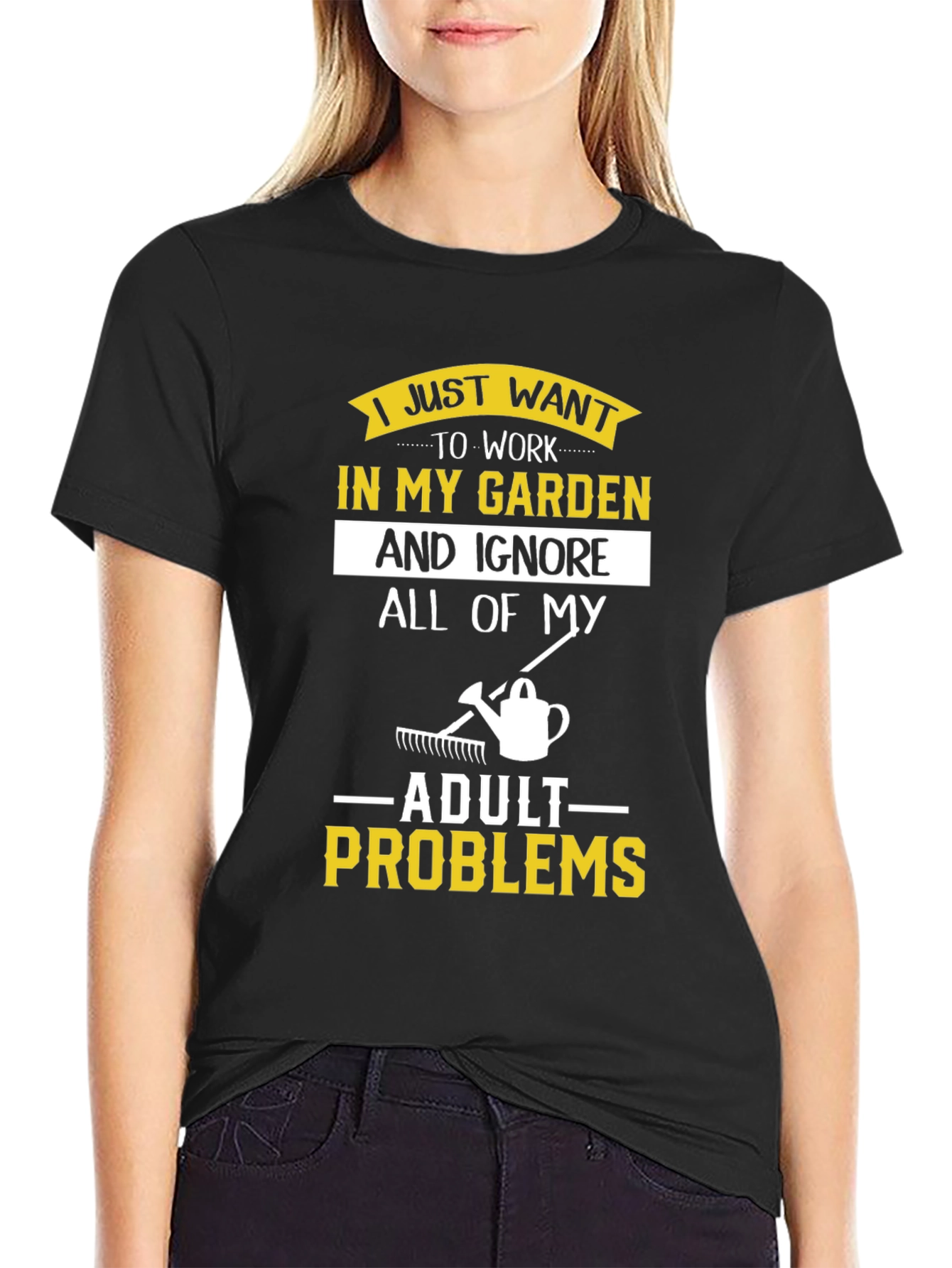 Gardening T-Shirt: Ignore Adult Problems