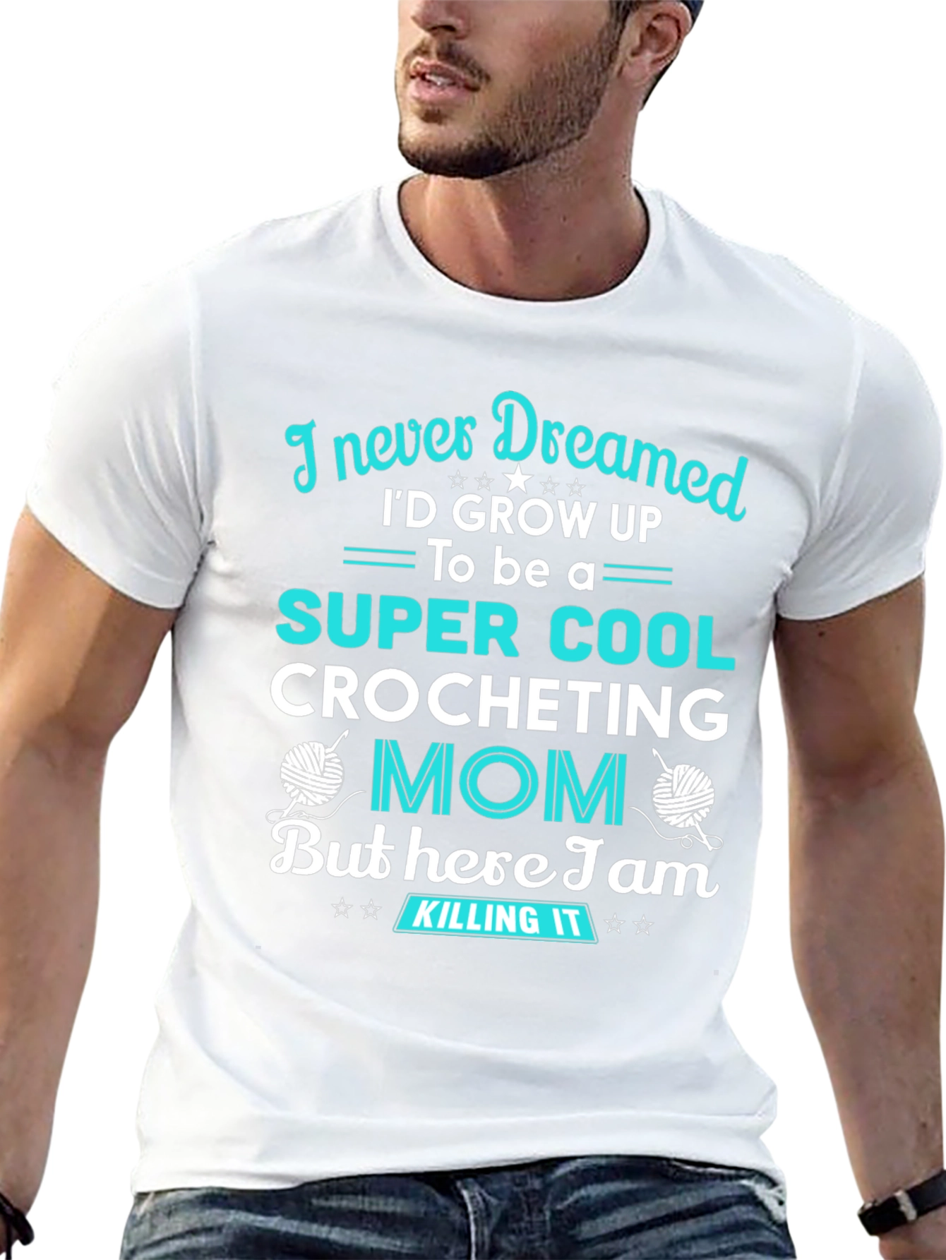 Super Cool Crocheting Mom T-Shirt