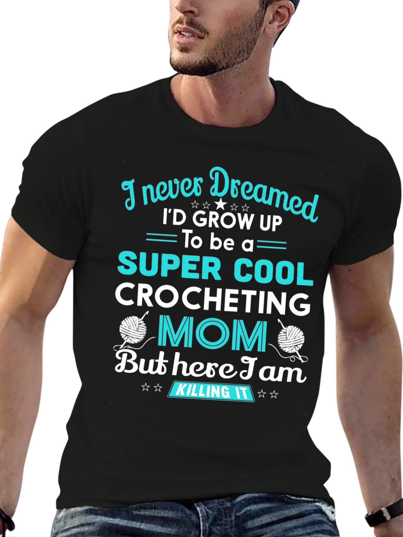 Super Cool Crocheting Mom T-Shirt