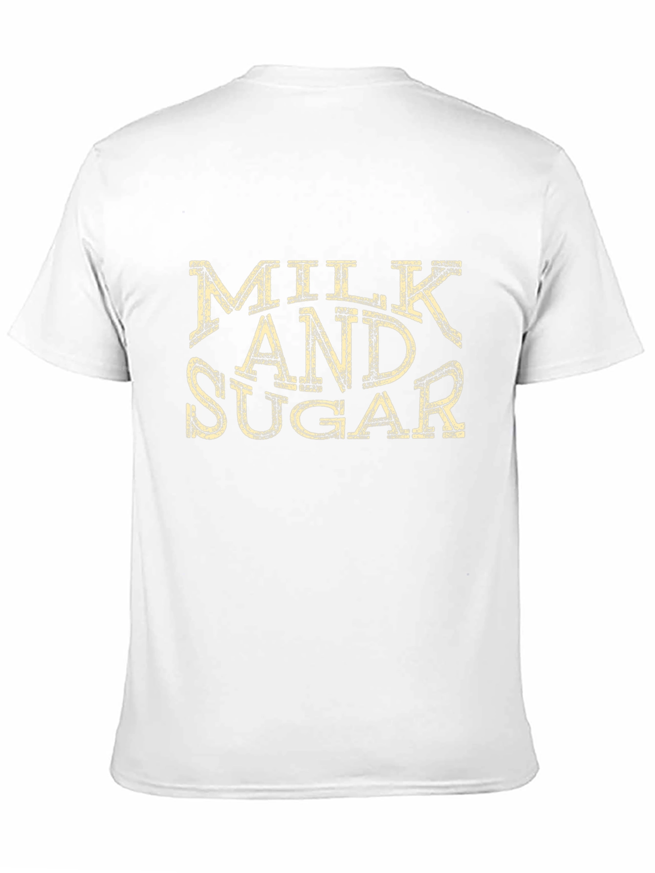Milk and Sugar Distressed Graphic T-Shirt