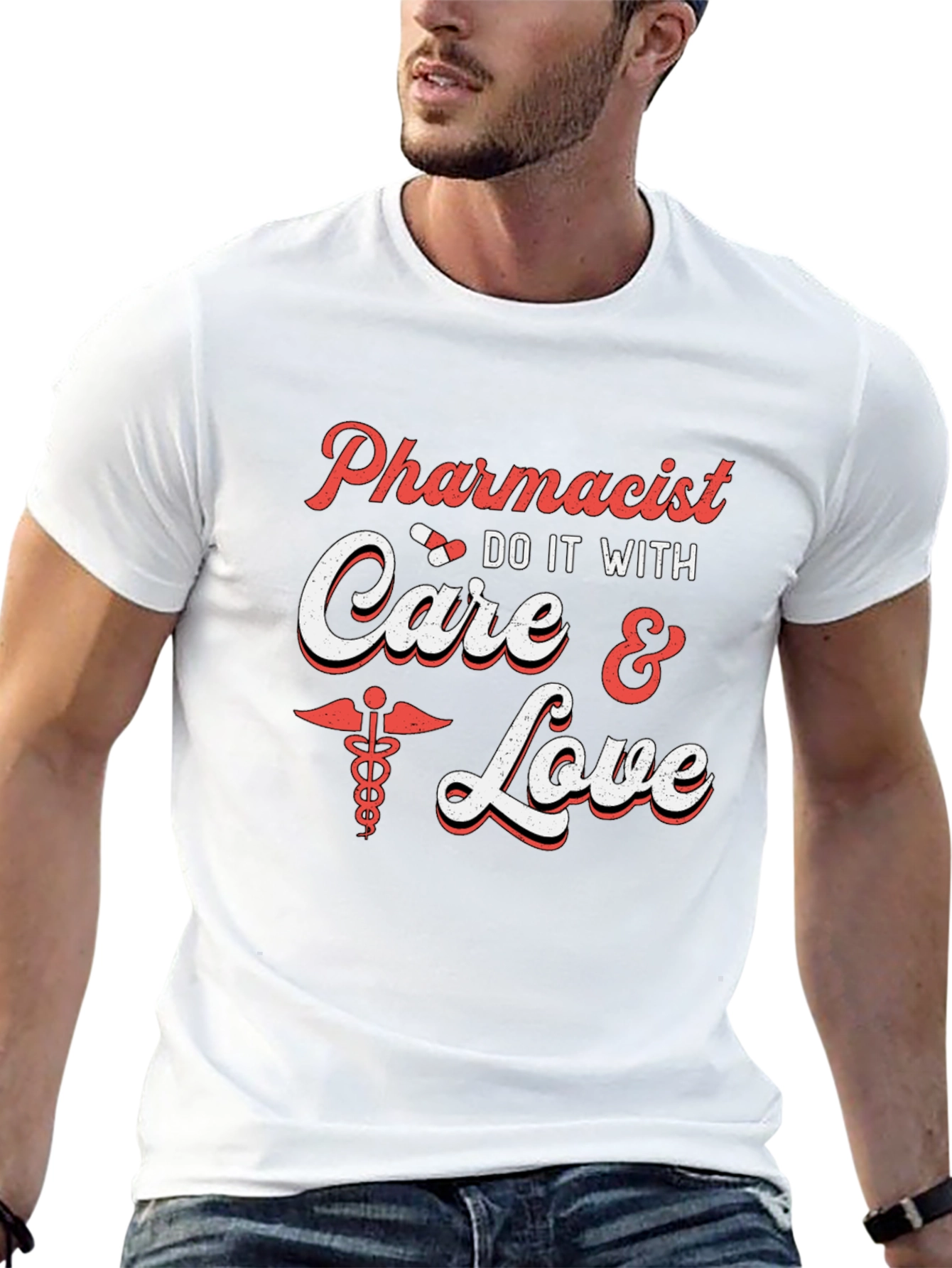 Pharmacist Care & Love T-Shirt