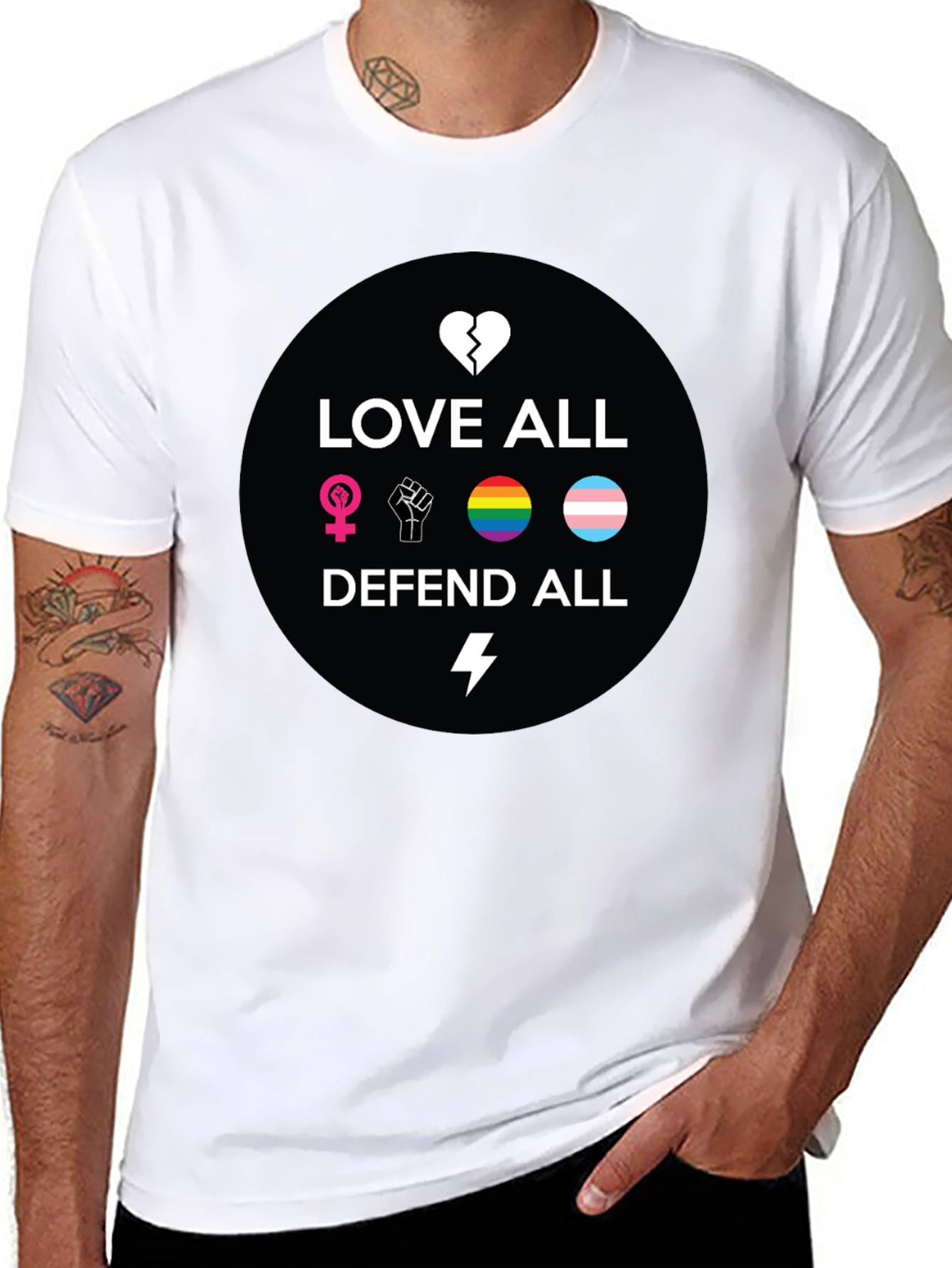 Love All Defend All Pride T-Shirt