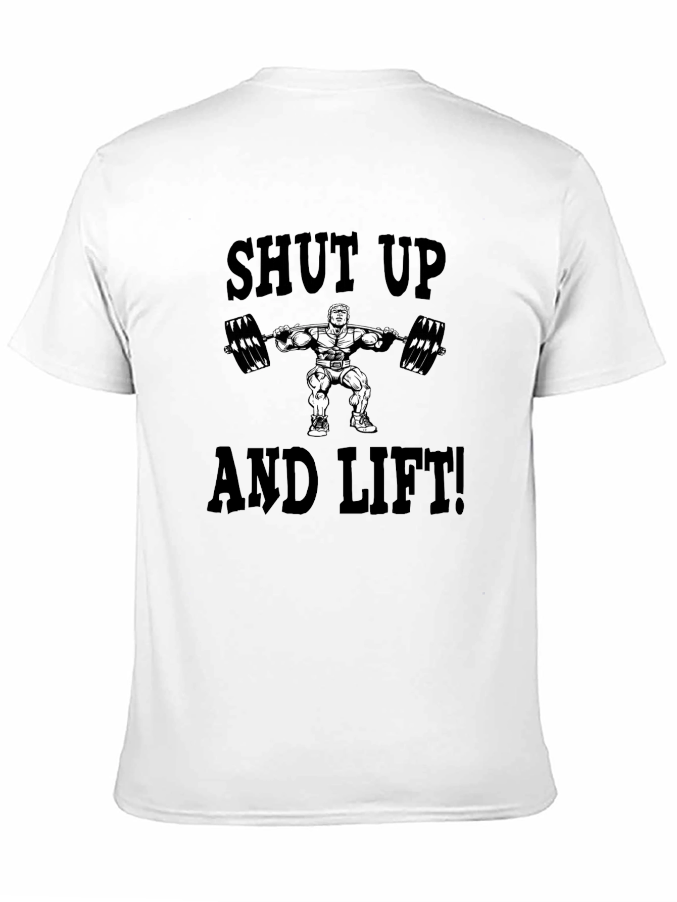 Shut Up And Lift Black Graphic Tee