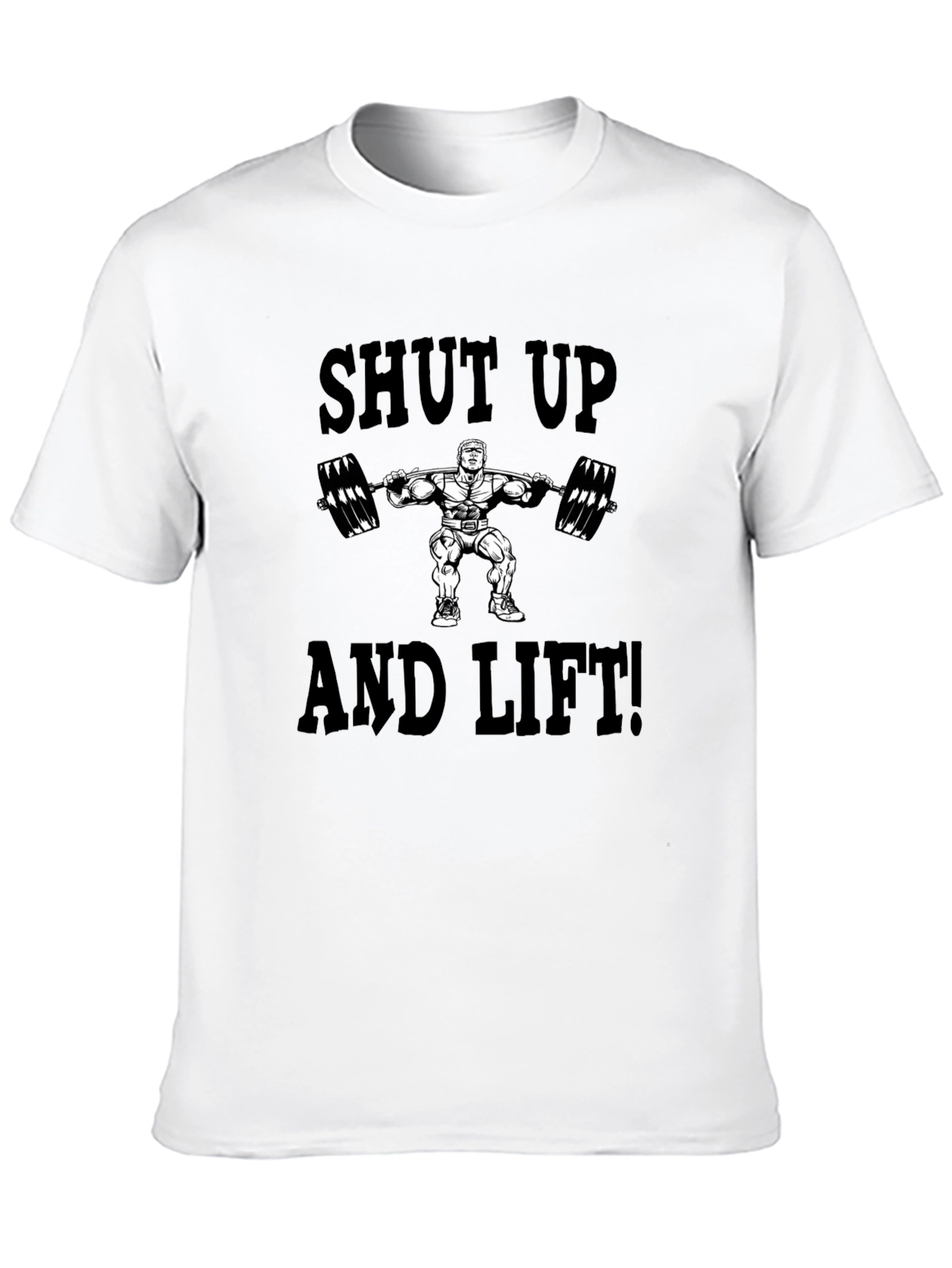 Shut Up And Lift Black Graphic Tee