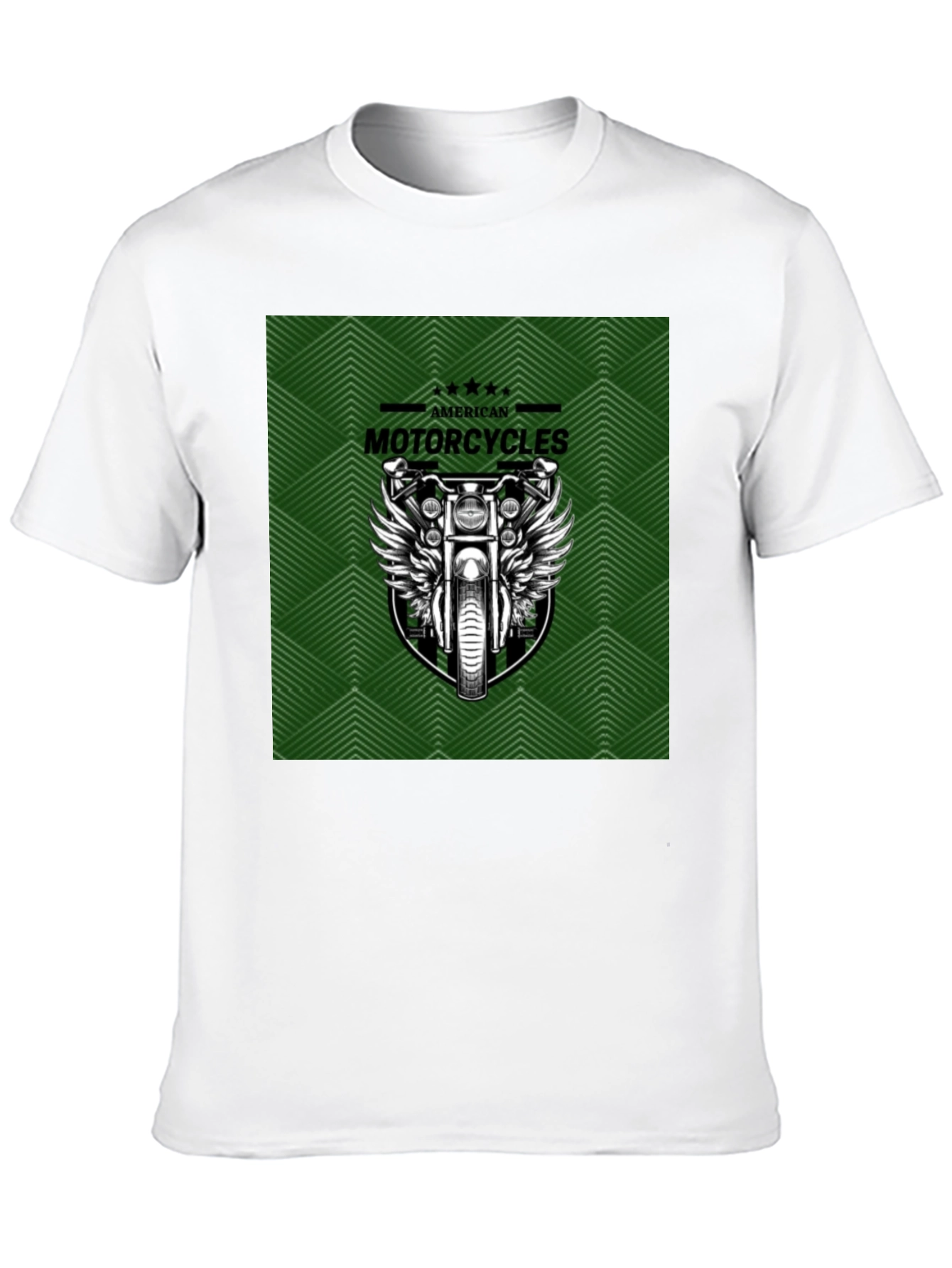 American Motorcycles Graphic Tee - Black Cotton T-Shirt