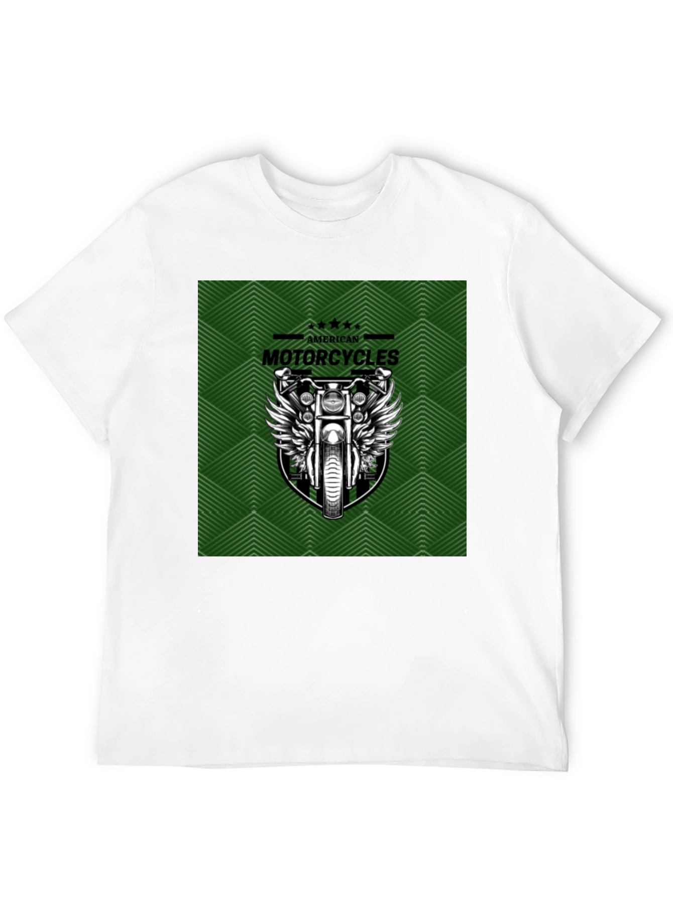 American Motorcycles Graphic Tee - Black Cotton T-Shirt