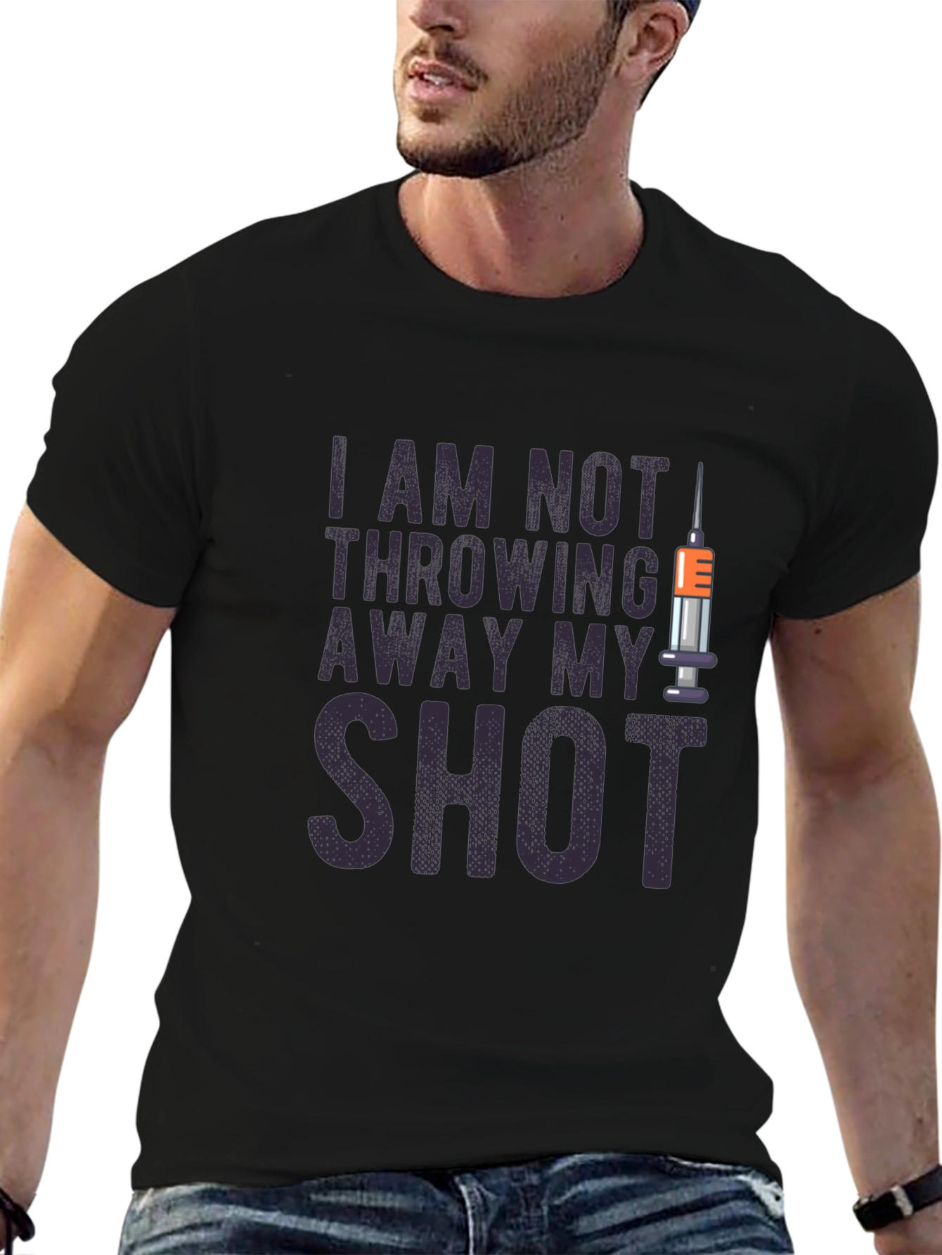 Im Not Throwing Away My Shot Black T-Shirt