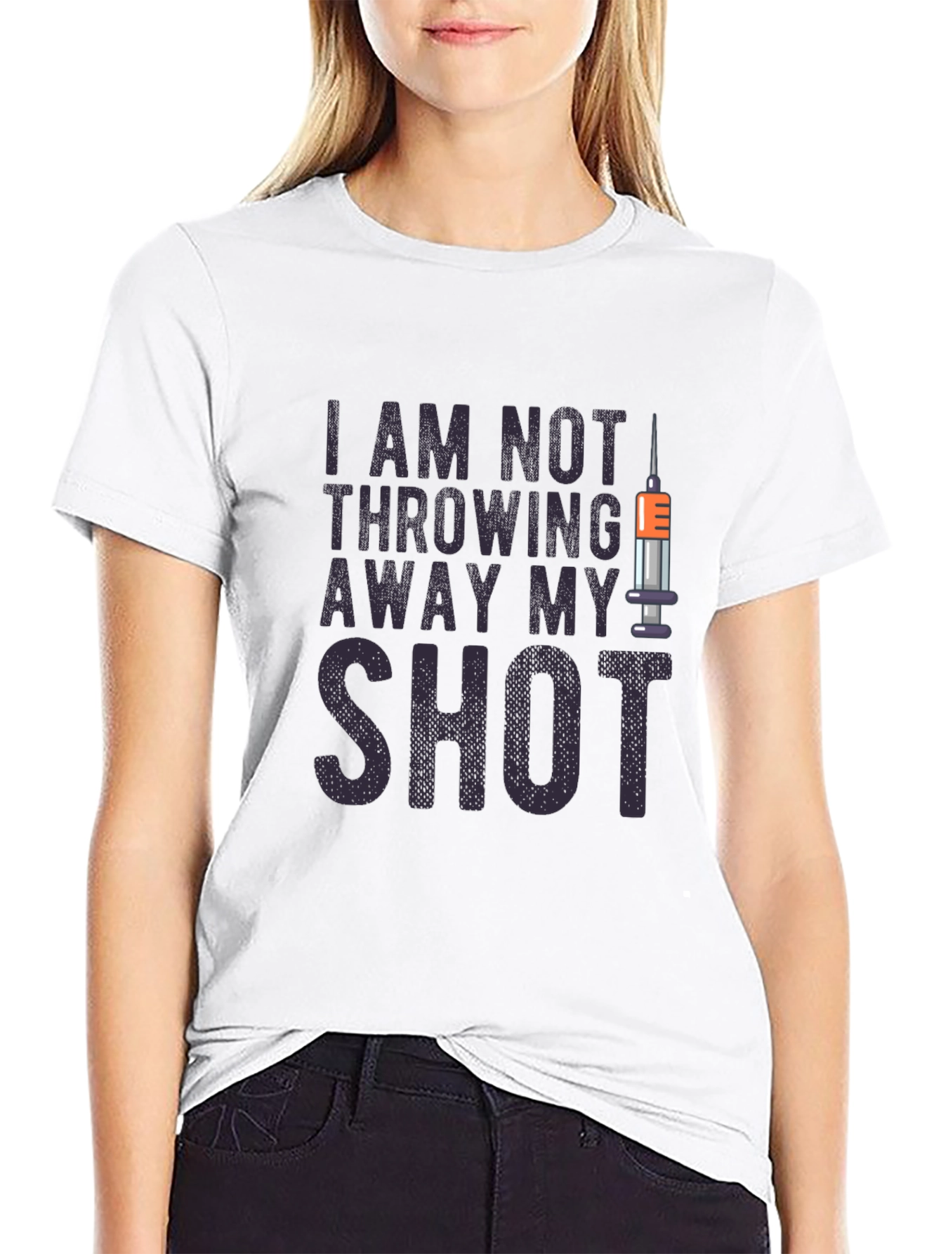 Im Not Throwing Away My Shot Black T-Shirt