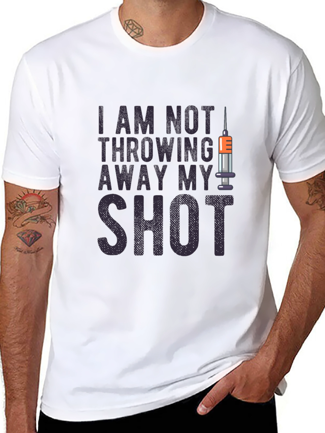 Im Not Throwing Away My Shot Black T-Shirt