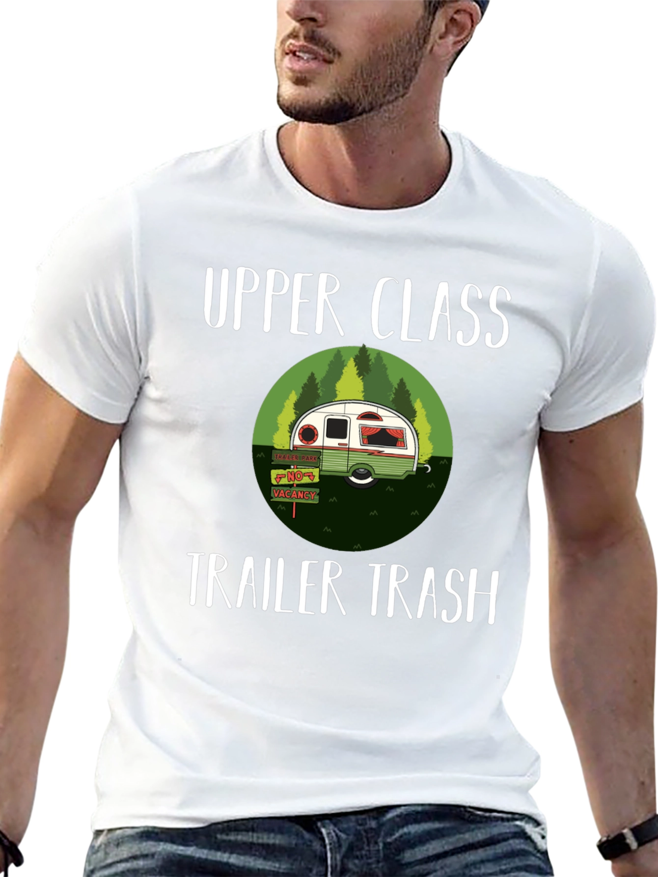 Upper Class Trailer Trash Graphic Tee