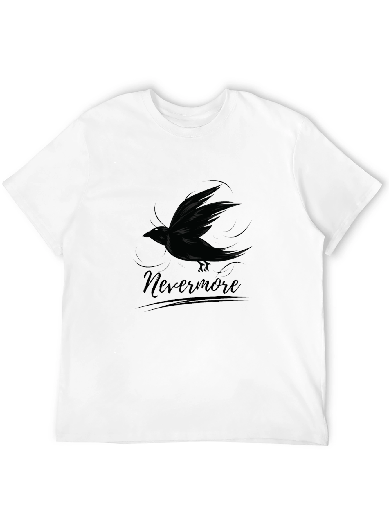 Raven Nevermore Graphic Tee - Mens Black T-Shirt