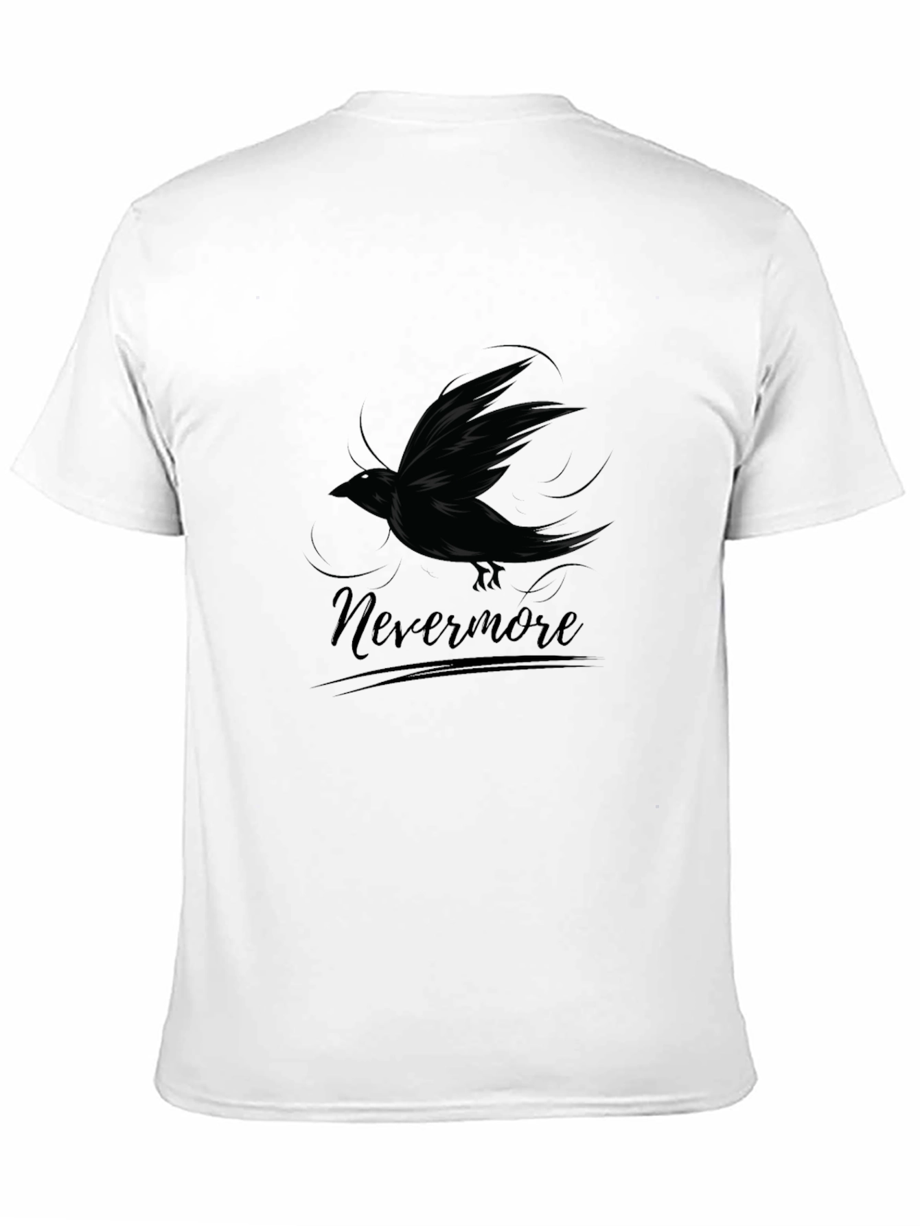 Raven Nevermore Graphic Tee - Mens Black T-Shirt