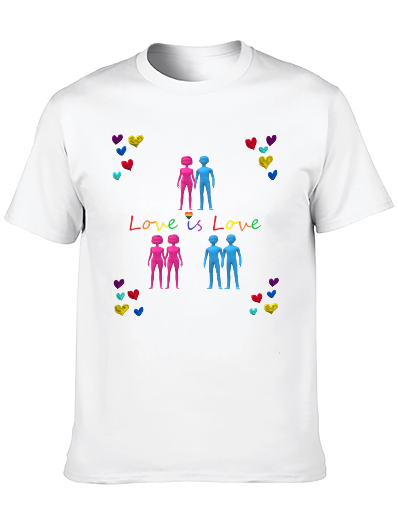 Love is Love LGBT Pride Graphic T-Shirt