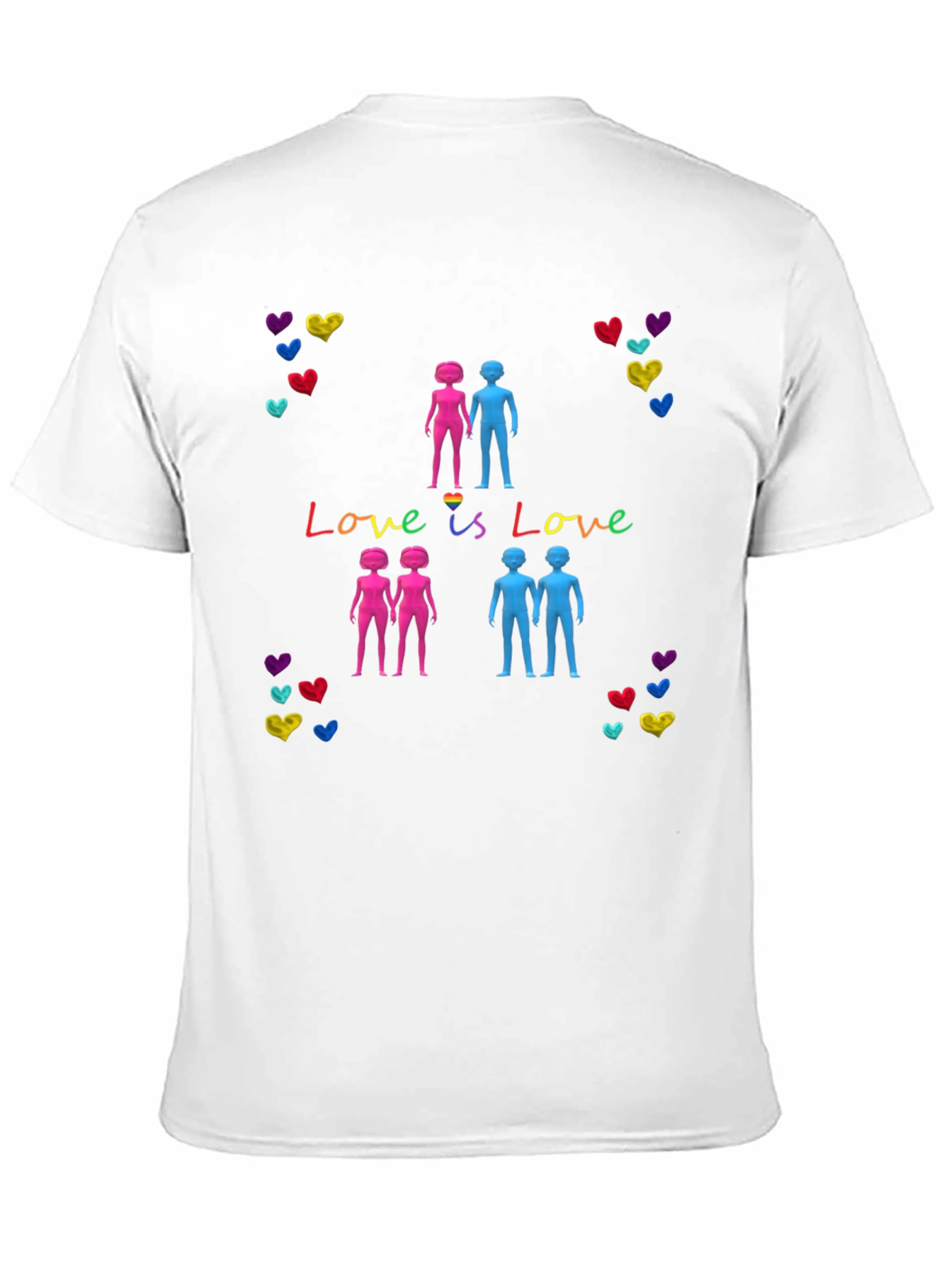 Love is Love LGBT Pride Graphic T-Shirt