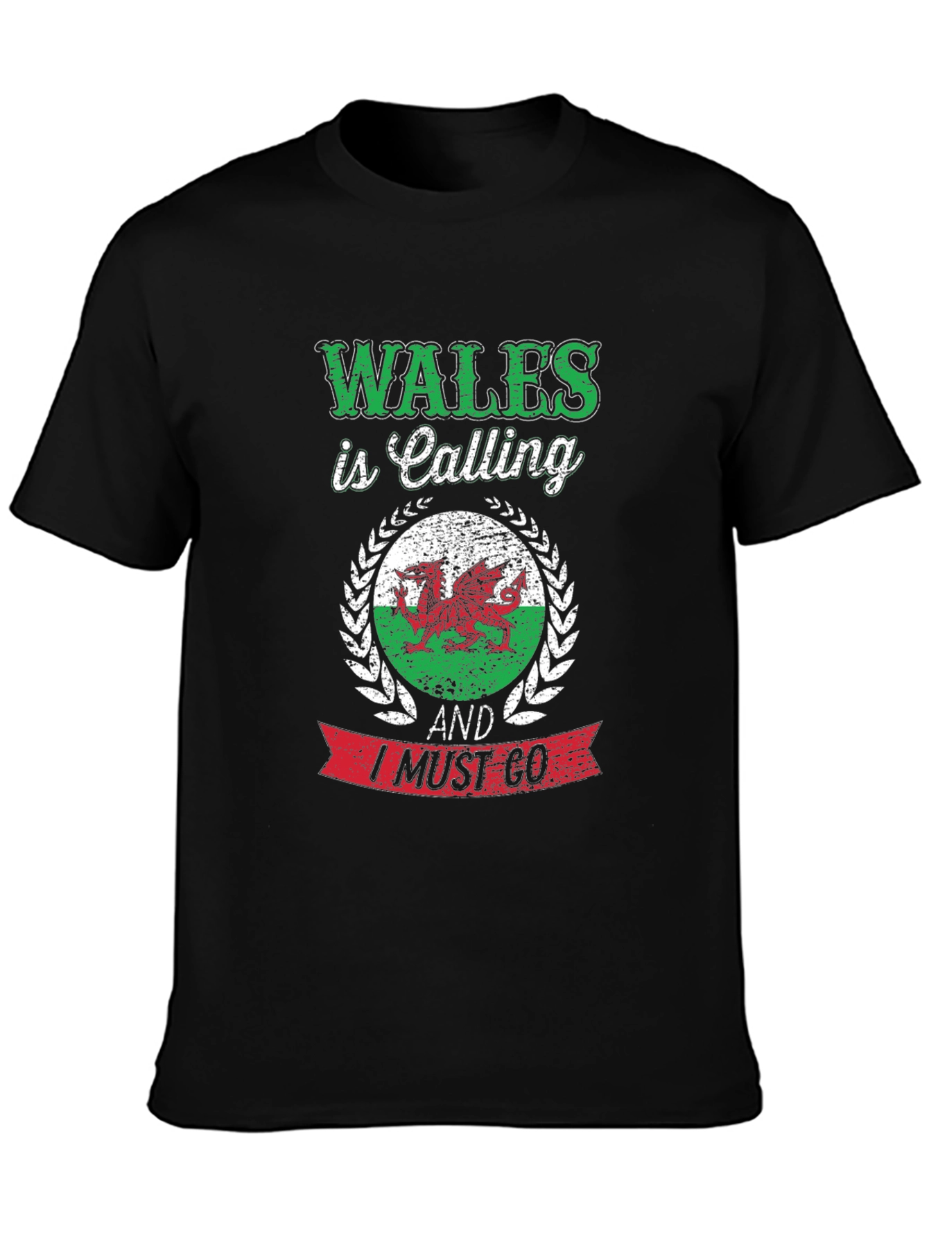Wales Is Calling Mens Graphic T-Shirt