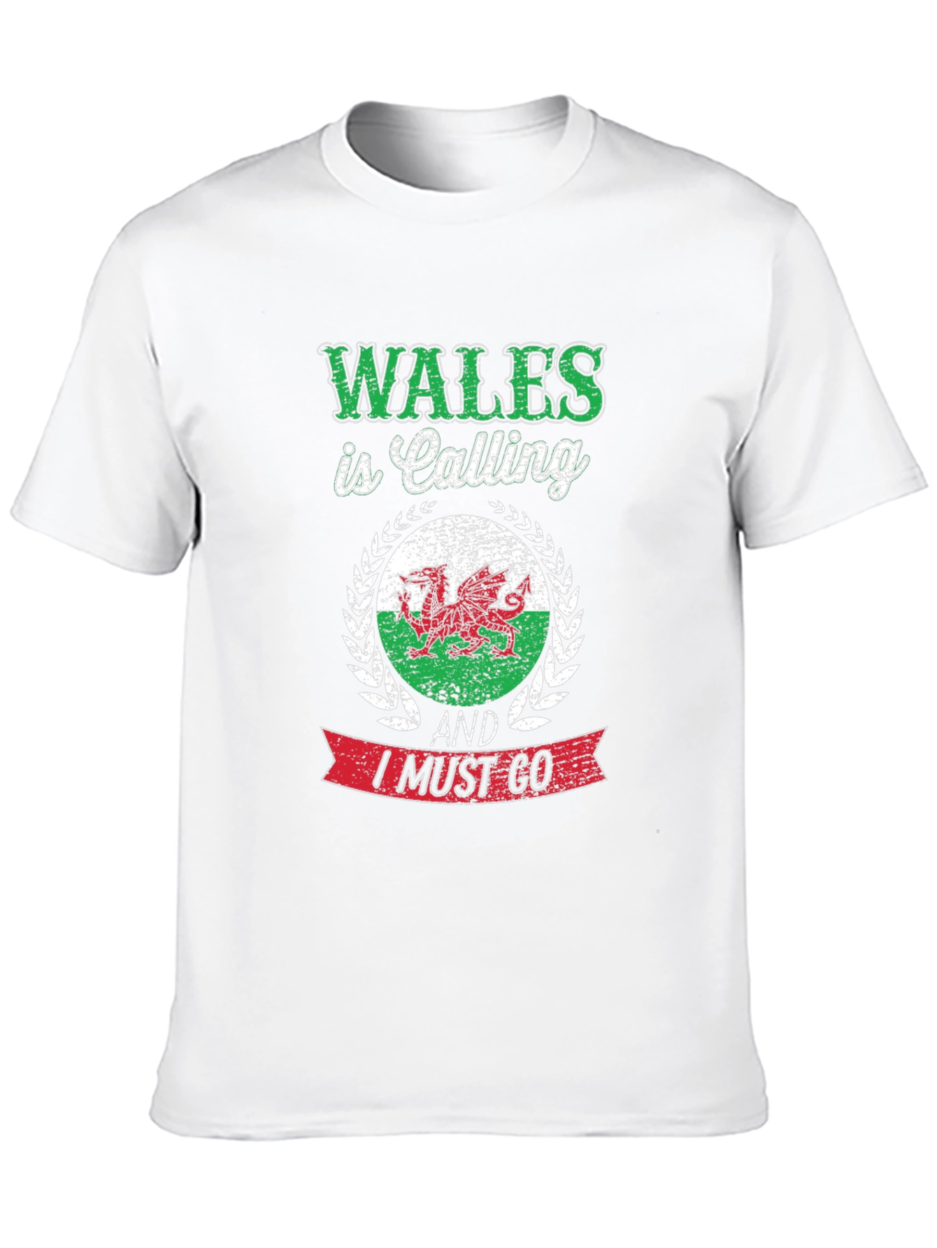 Wales Is Calling Mens Graphic T-Shirt