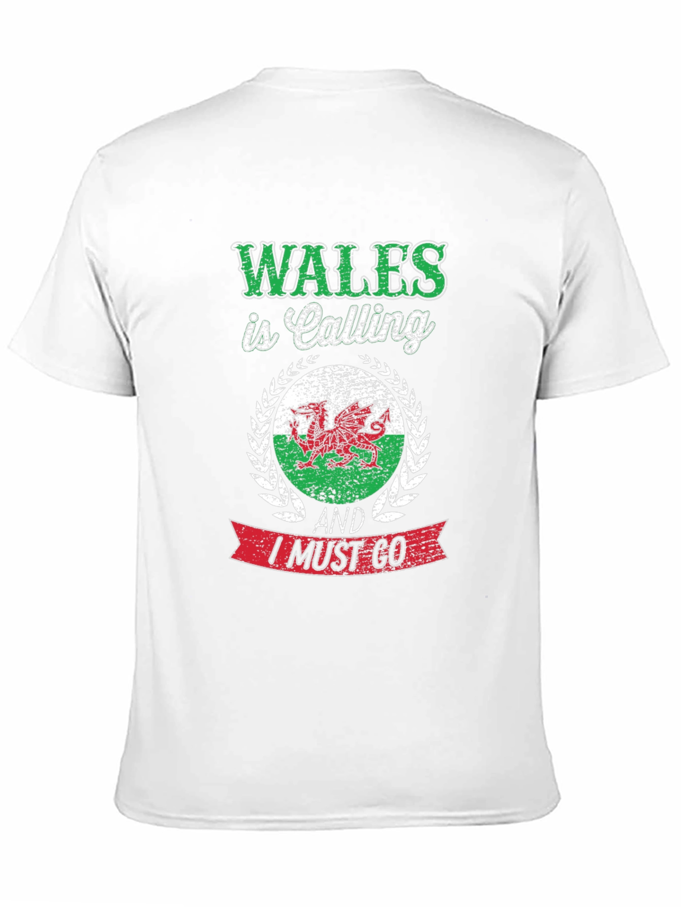 Wales Is Calling Mens Graphic T-Shirt