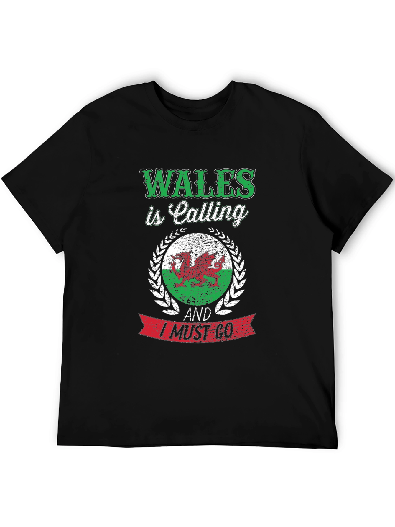 Wales Is Calling Mens Graphic T-Shirt