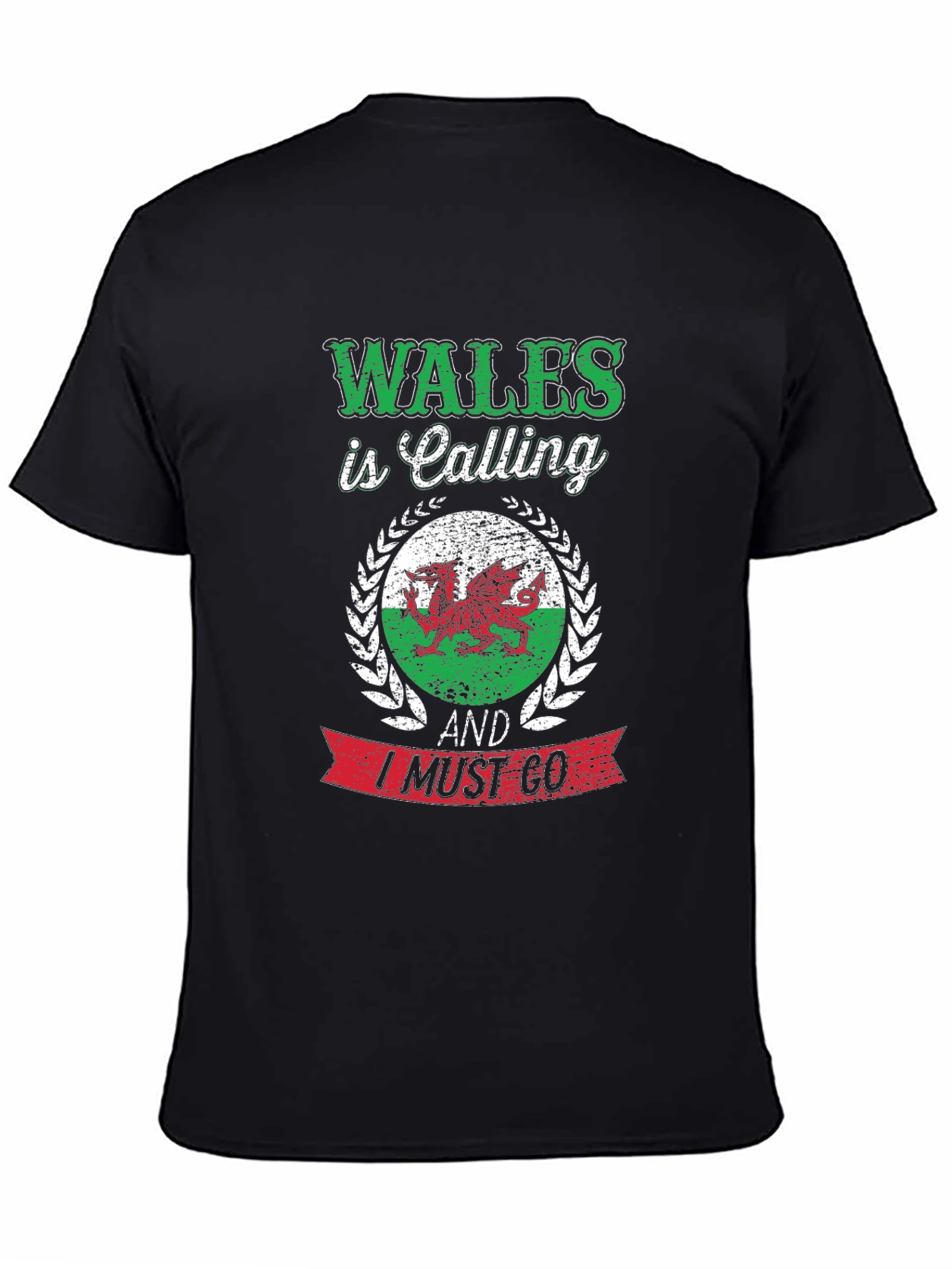 Wales Is Calling Mens Graphic T-Shirt