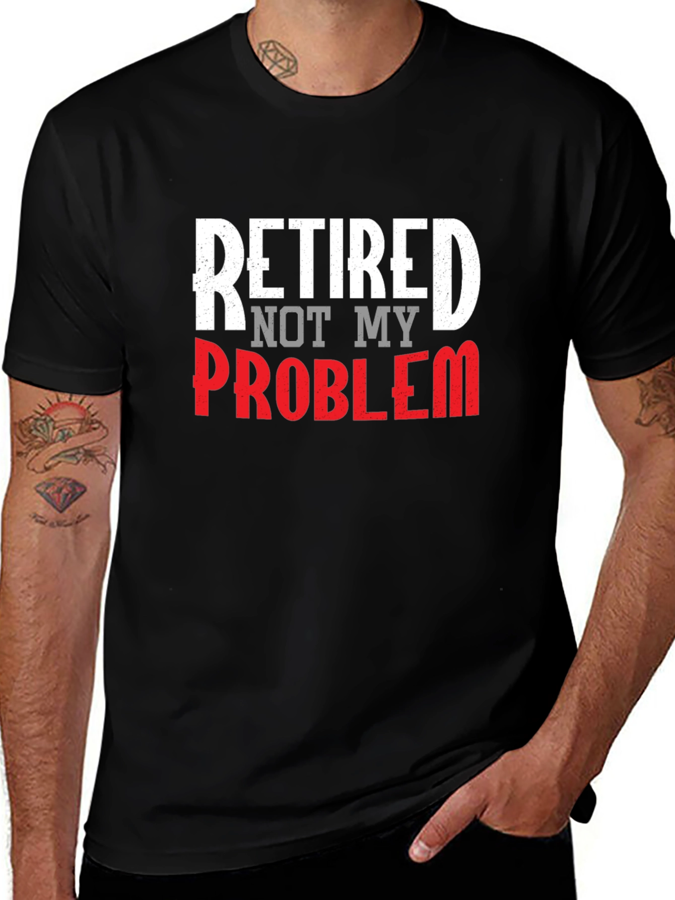 Retired Not My Problem Graphic Tee
