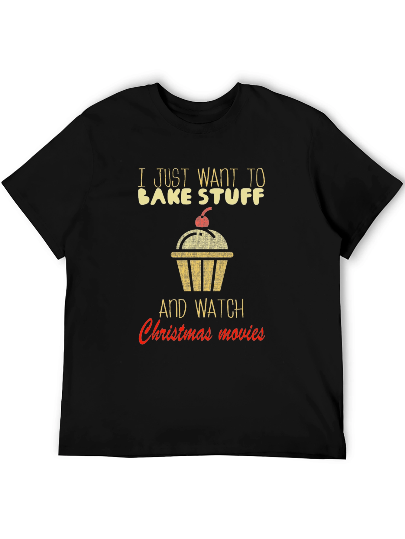 Bake Stuff & Christmas Movie T-Shirt