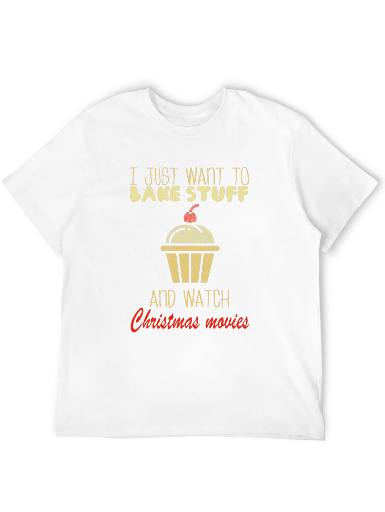 Bake Stuff & Christmas Movie T-Shirt