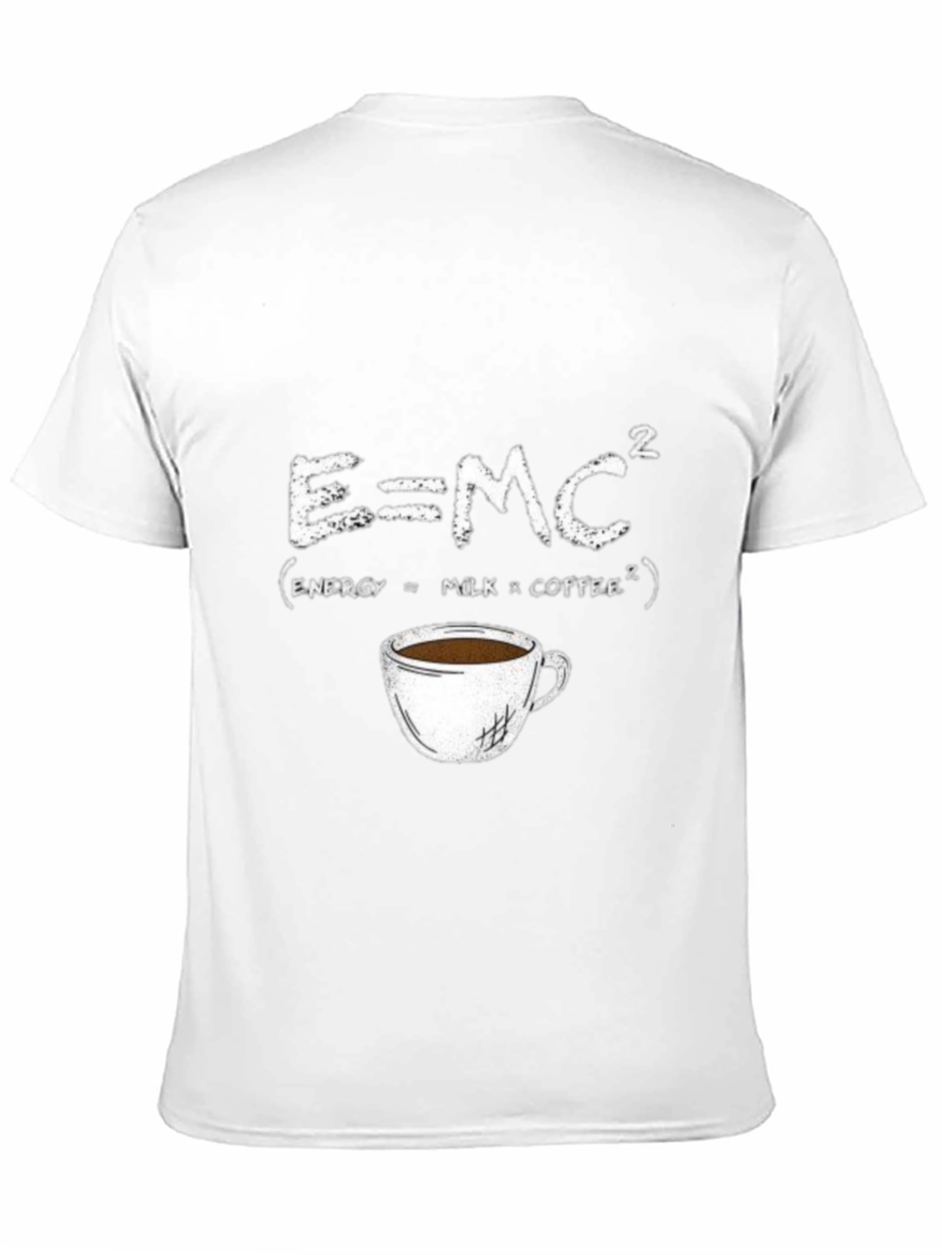 E=MC² Coffee T-Shirt - Energy Formula Tee