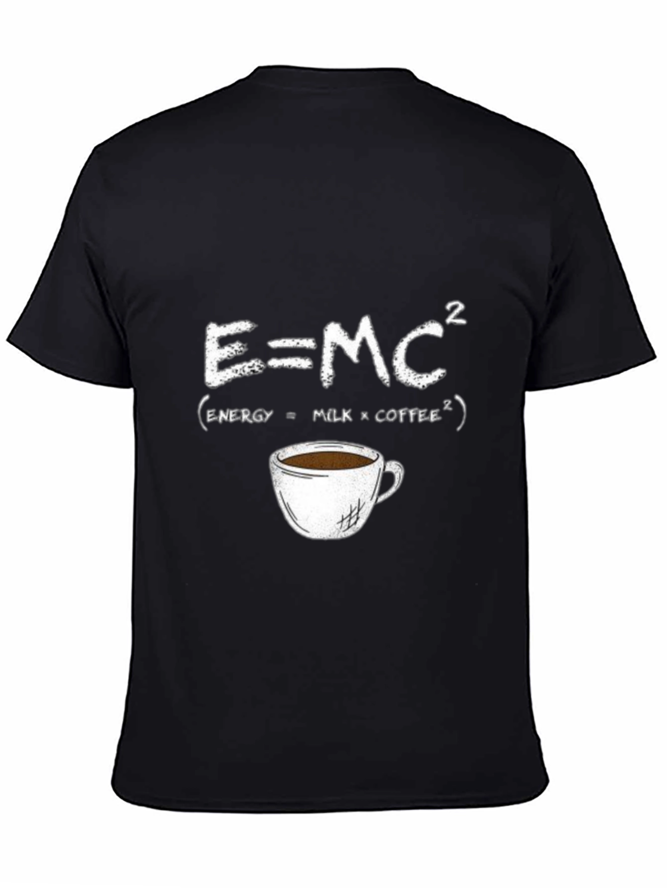 E=MC² Coffee T-Shirt - Energy Formula Tee