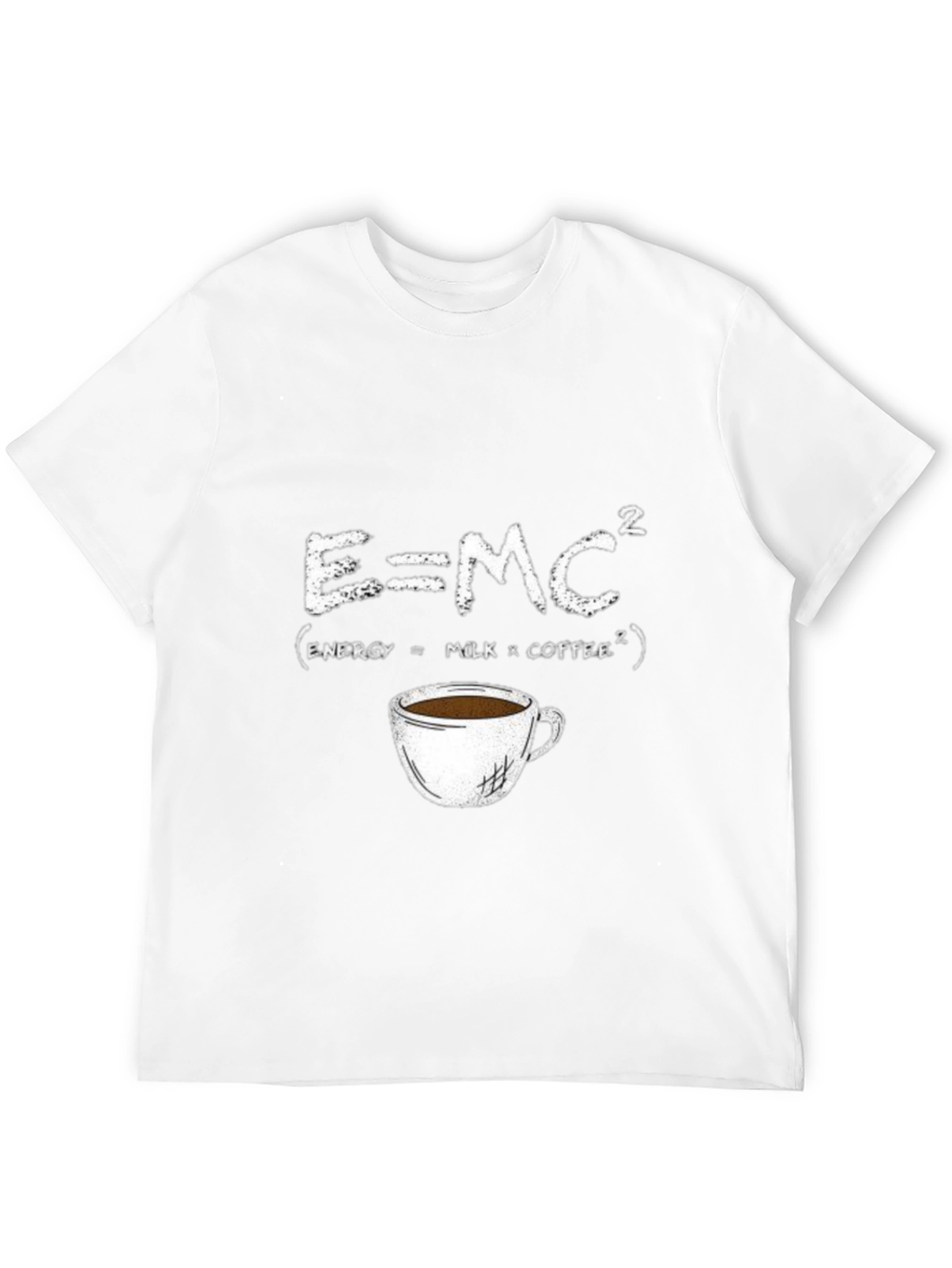 E=MC² Coffee T-Shirt - Energy Formula Tee