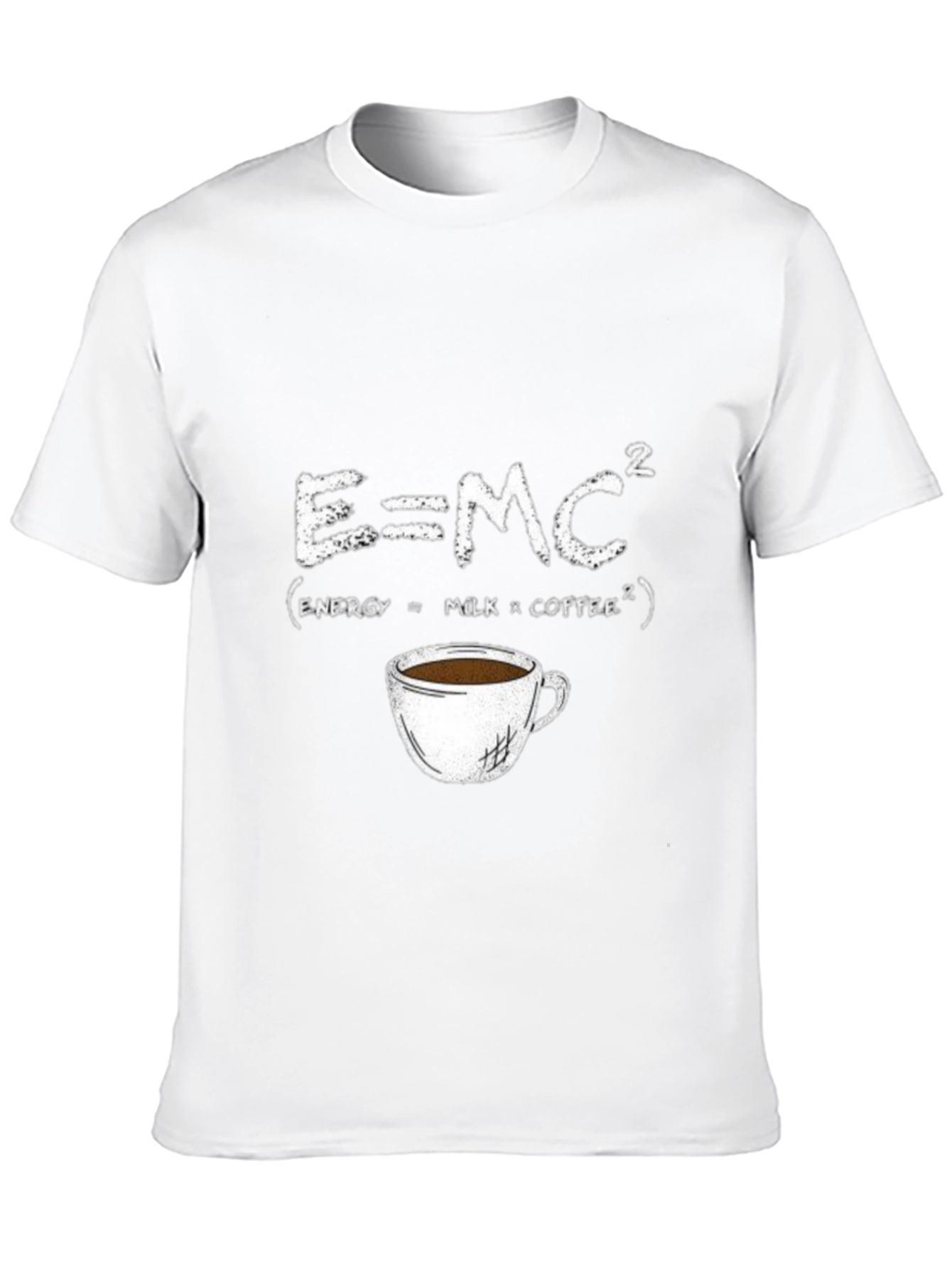 E=MC² Coffee T-Shirt - Energy Formula Tee
