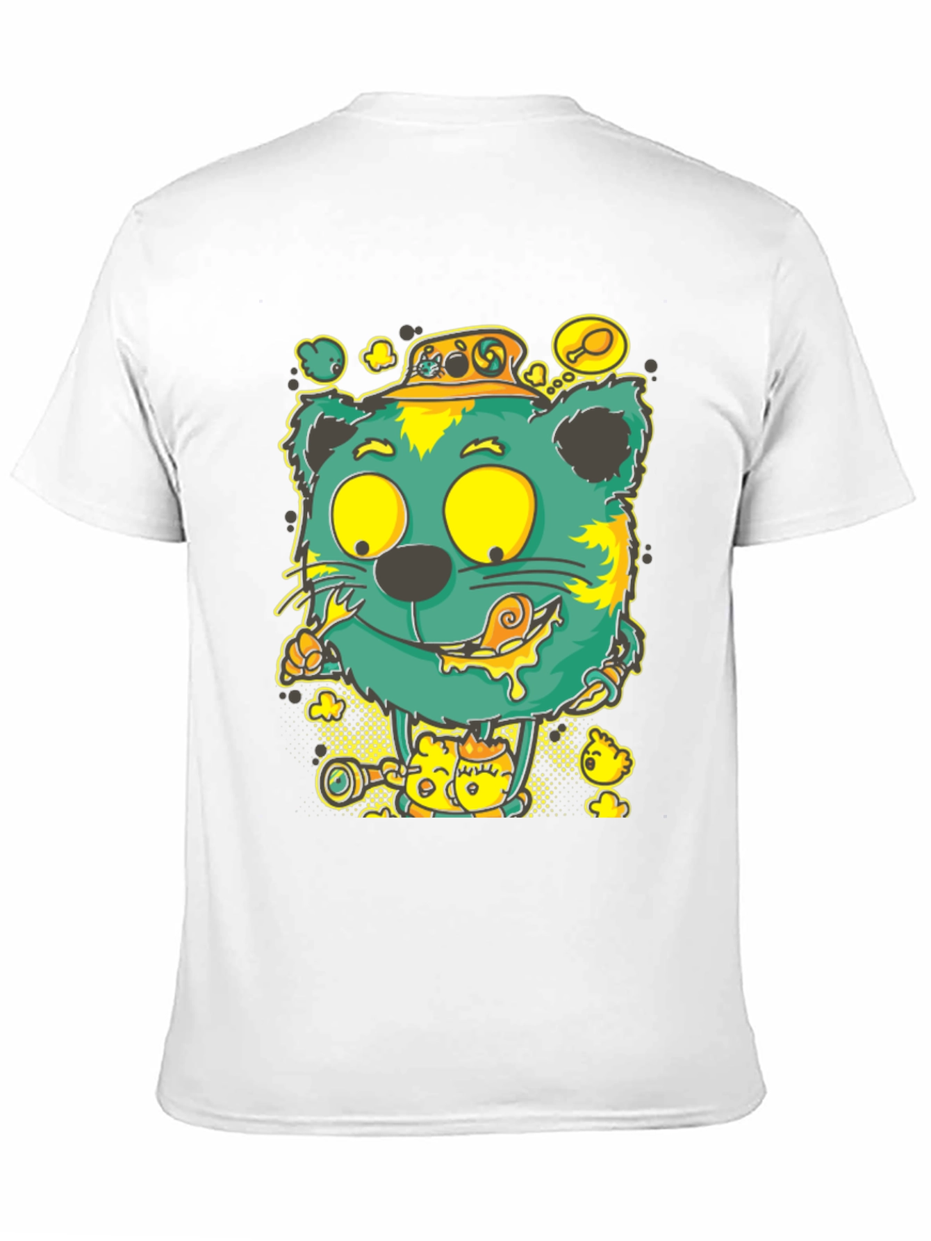 Cartoon Cat Graphic Tee