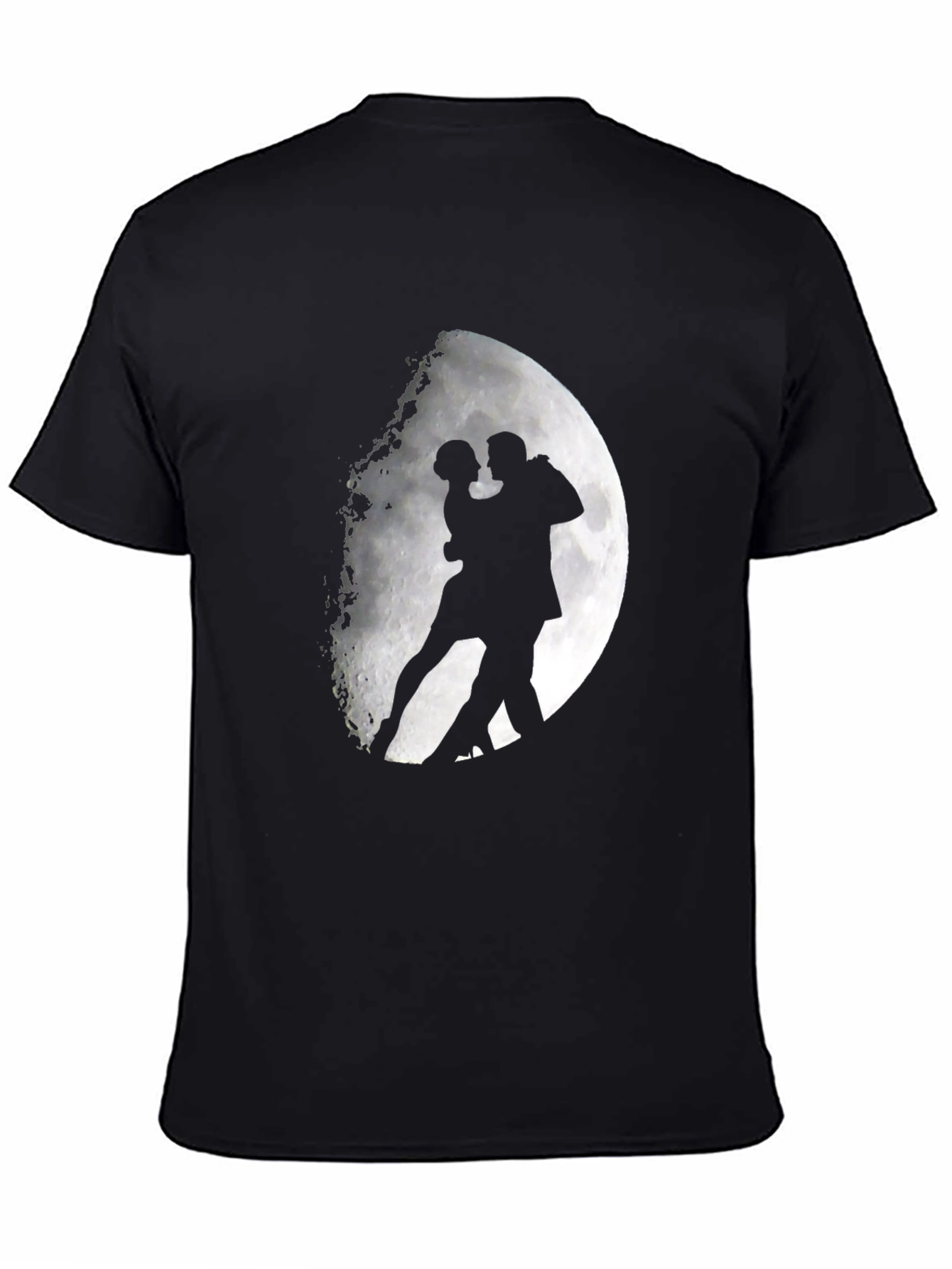 Moon Dance Graphic Tee - Stylish Black T-Shirt