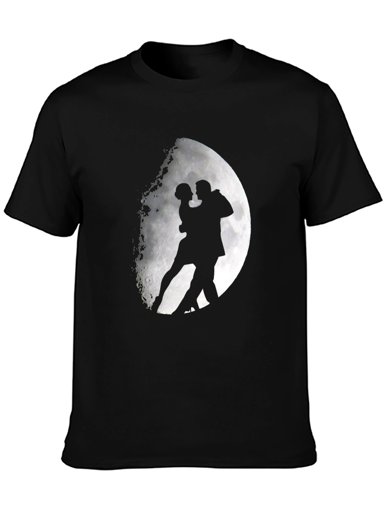Moon Dance Graphic Tee - Stylish Black T-Shirt