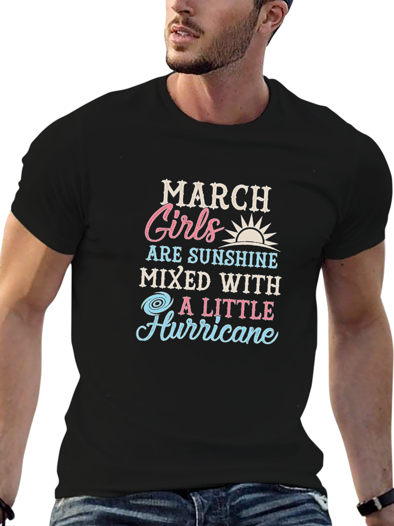 March Girls Sunshine Hurricane Graphic Tee