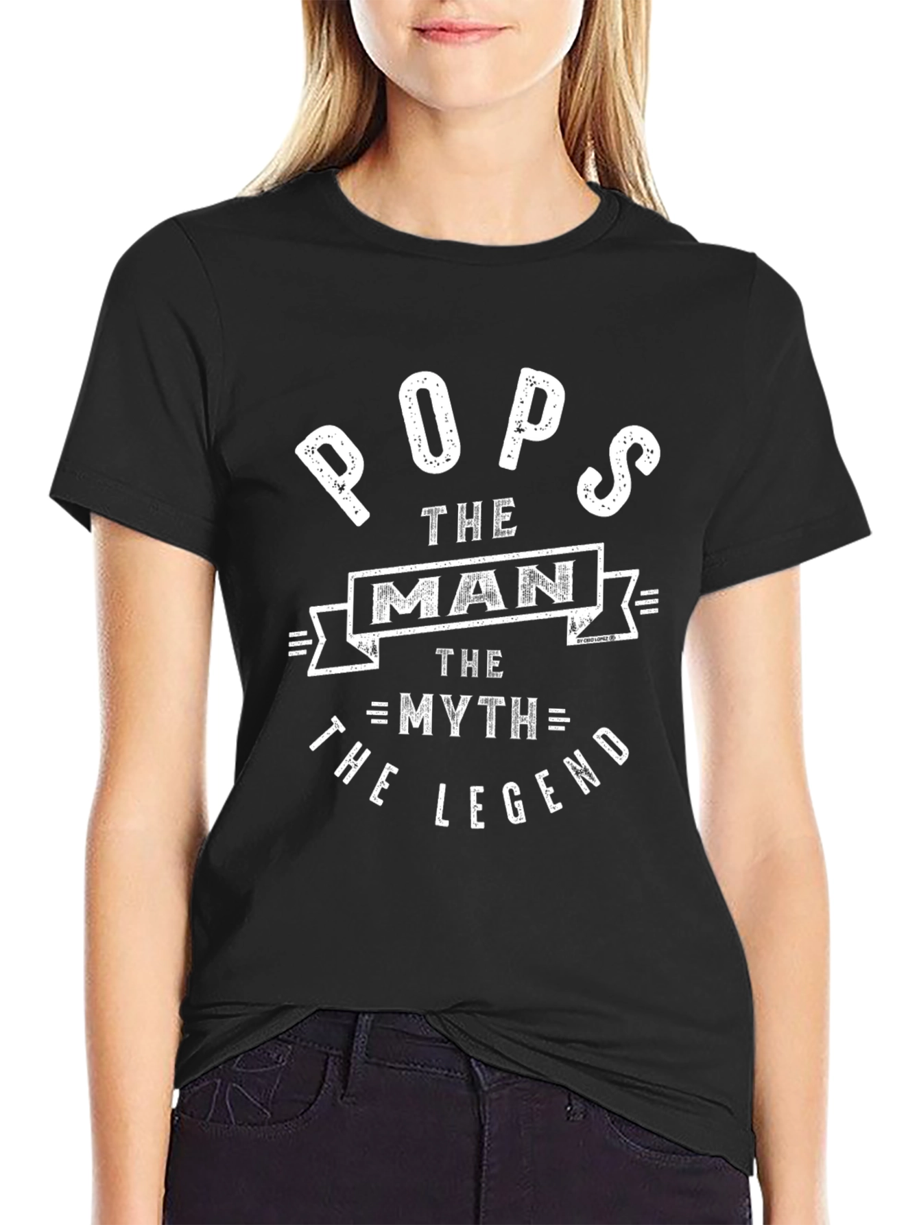Pops The Man T-Shirt - Fathers Day Gift
