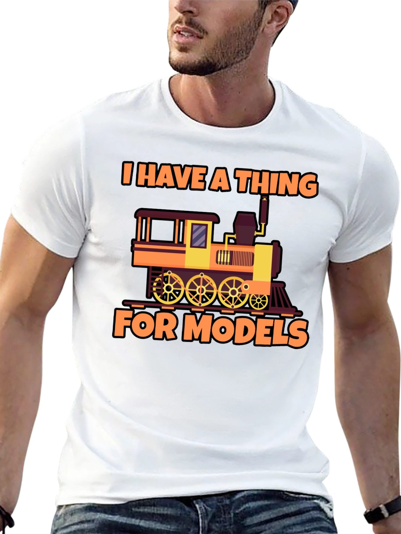 I Have a Thing For Models Train T-Shirt